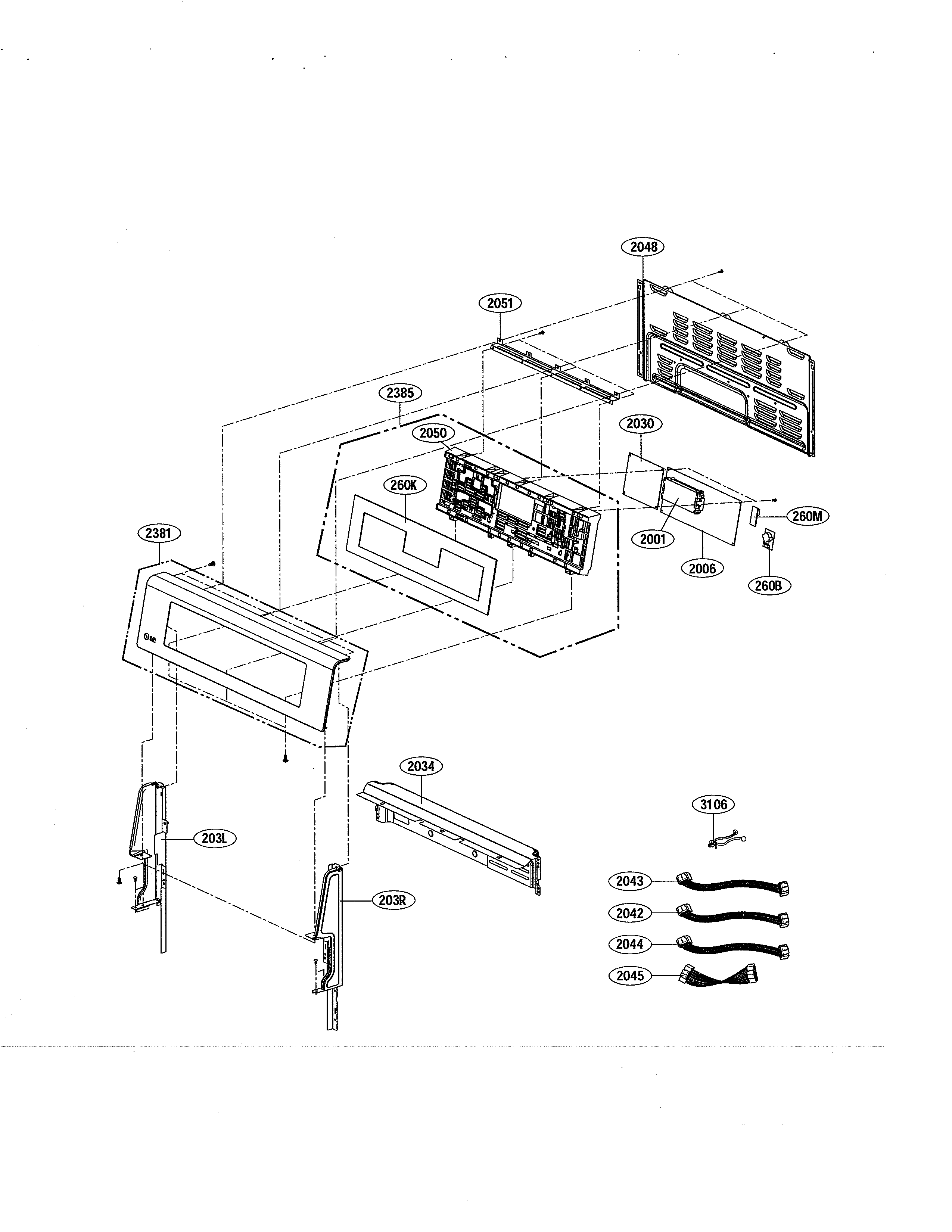 LG LDE5415ST controller diagram