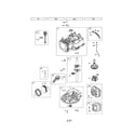 Briggs & Stratton 9P602-0111-F1 cylinder/crankshaft/sump diagram
