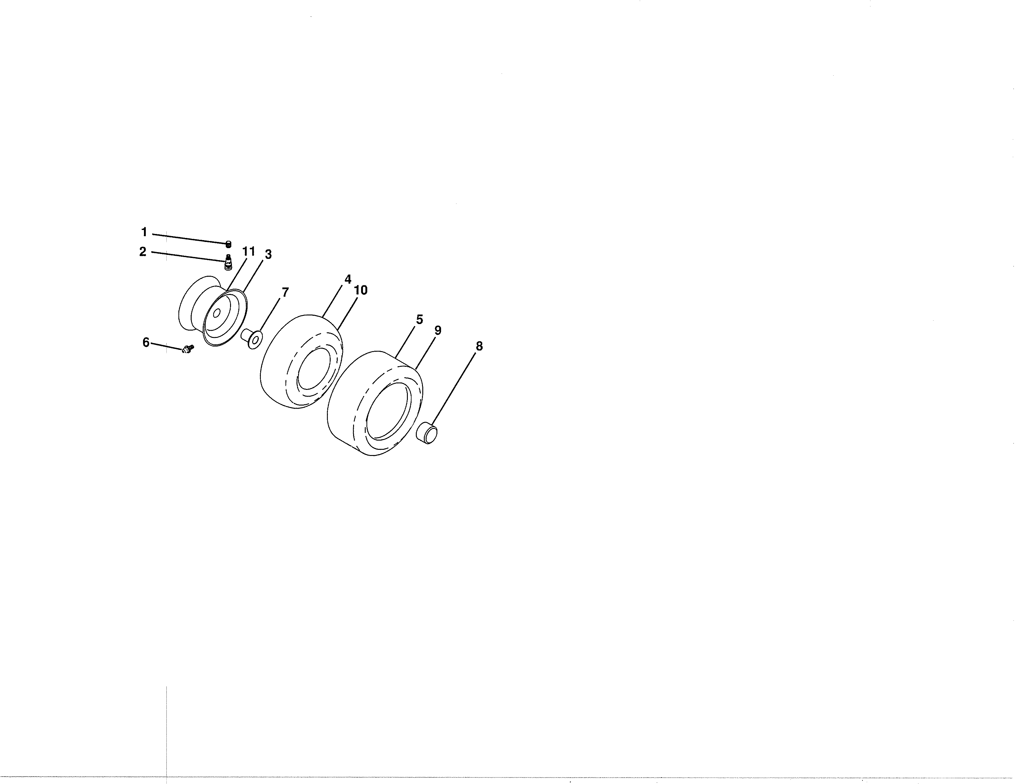 Craftsman 917203910 wheels & tires diagram