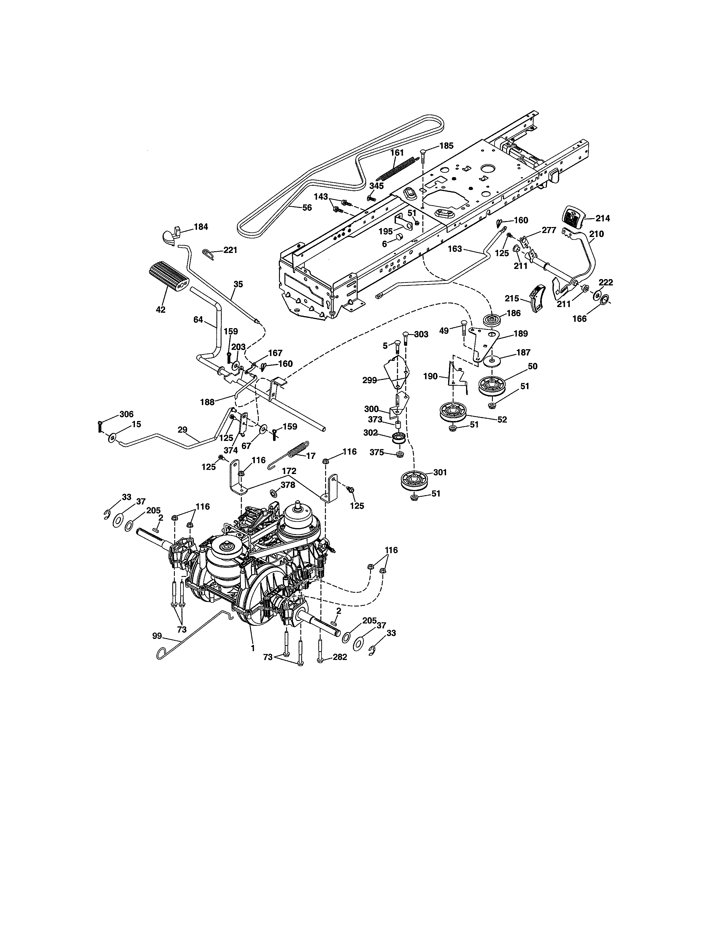 Craftsman 917255810 ground drive diagram