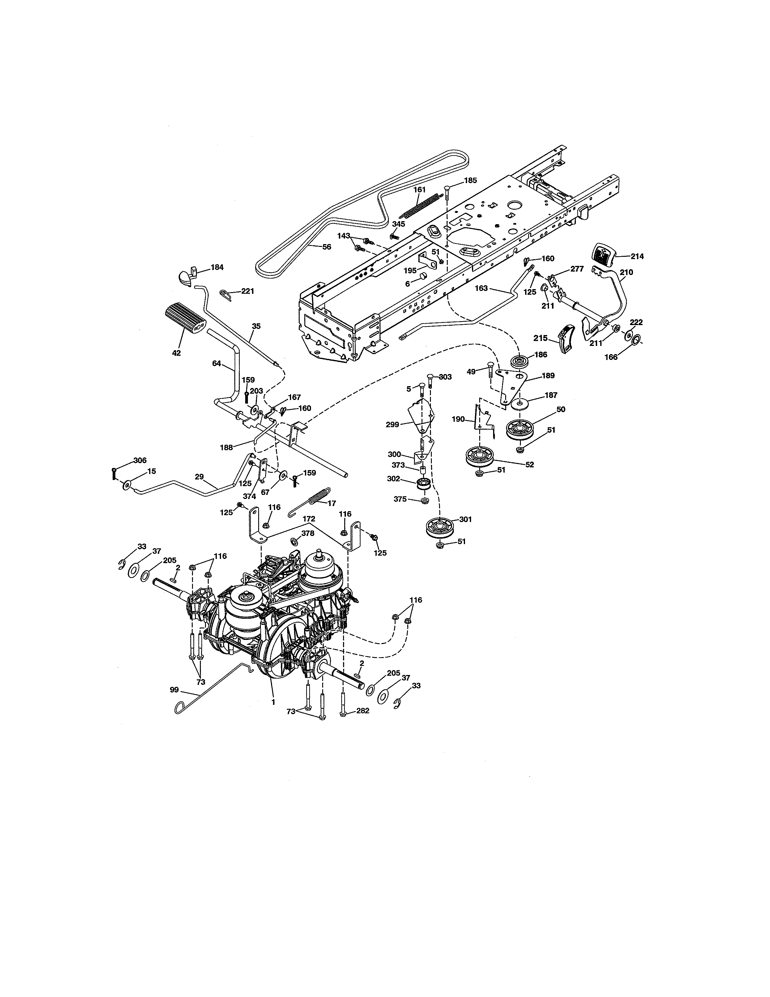 Craftsman 917273980 ground drive diagram