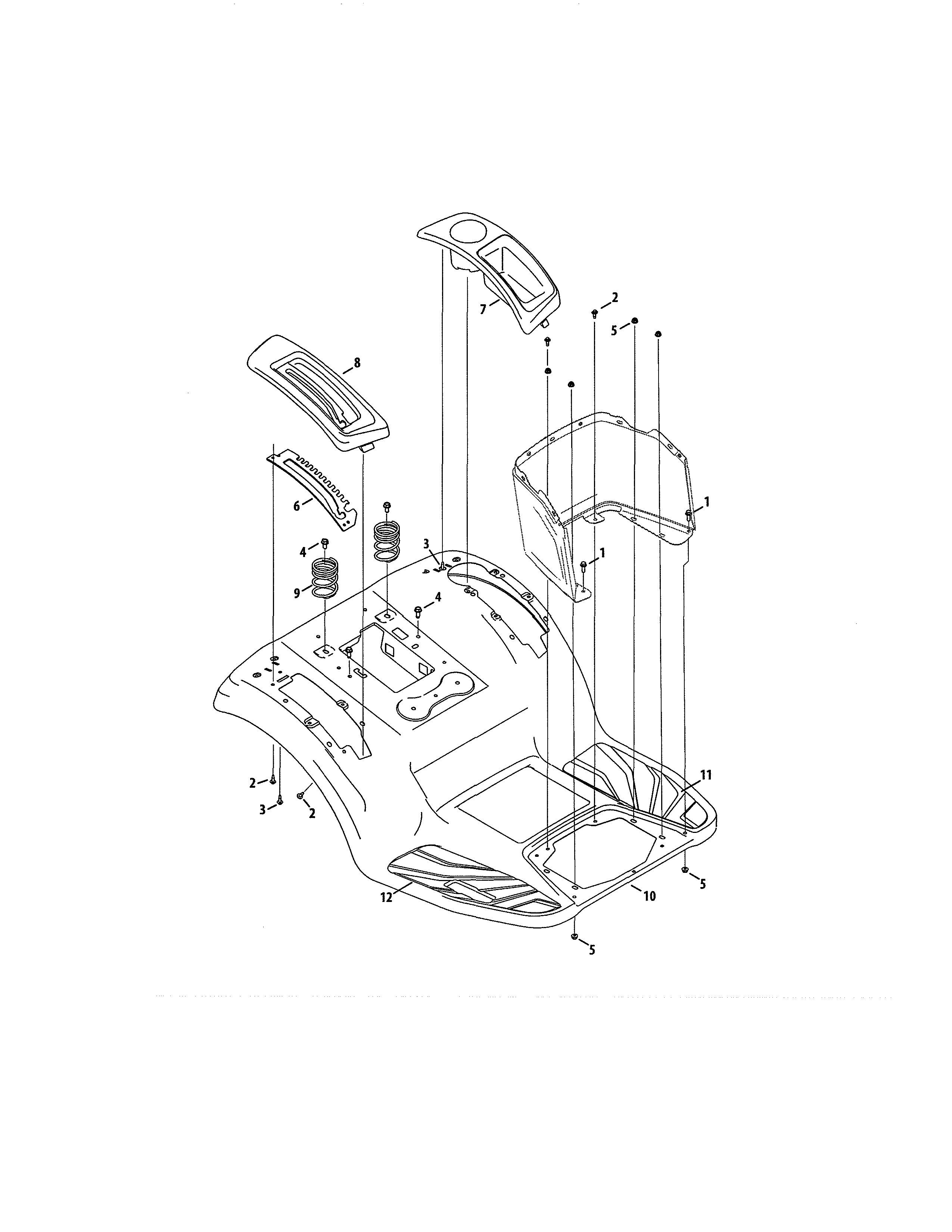 Craftsman 247270440 fender diagram