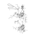 Husqvarna 967271701-00 hydraulic pump-motor diagram