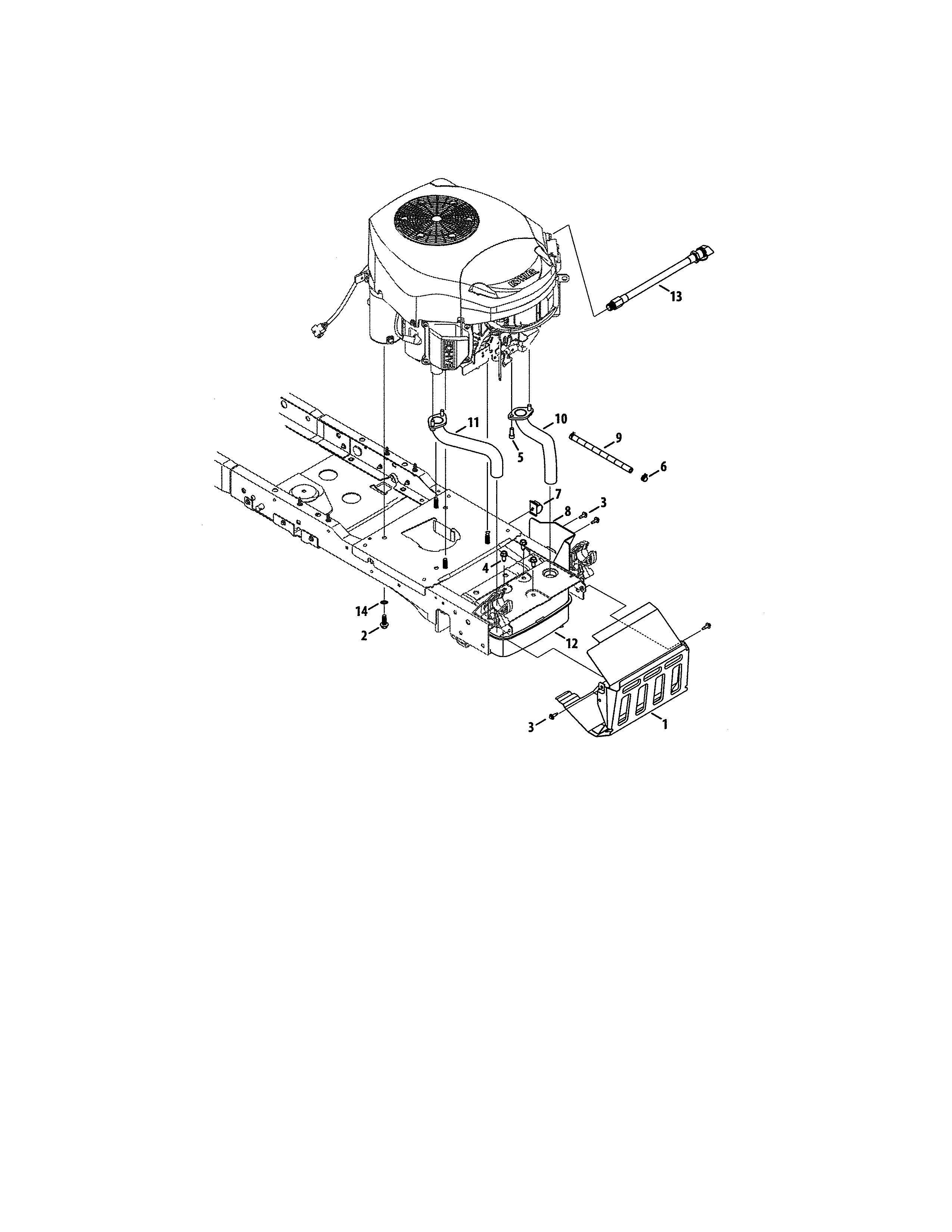 Craftsman 247270470 engine diagram