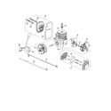 MTD 41AS99MS799 shortblock/muffler diagram
