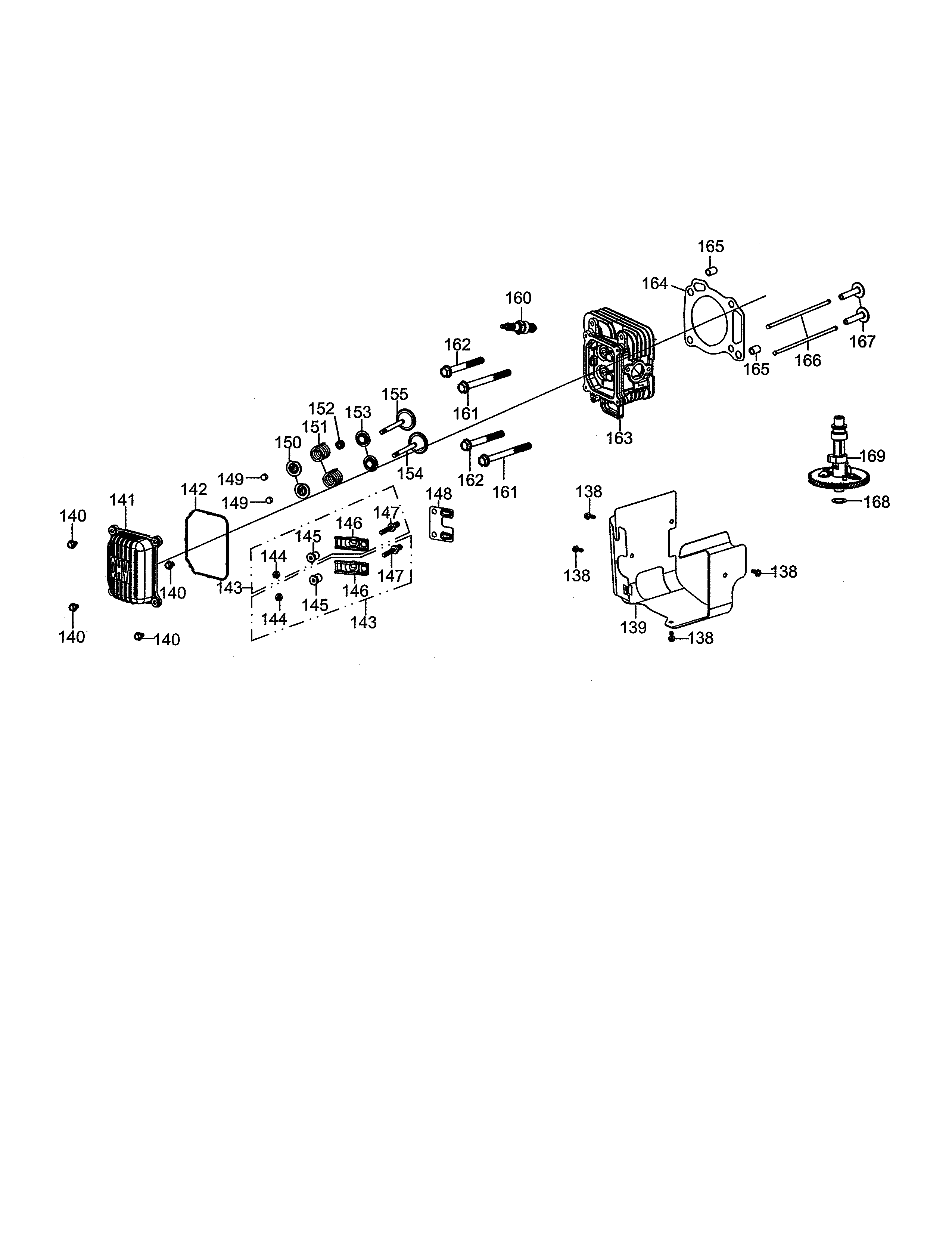 Craftsman 247203695 cylinder head diagram