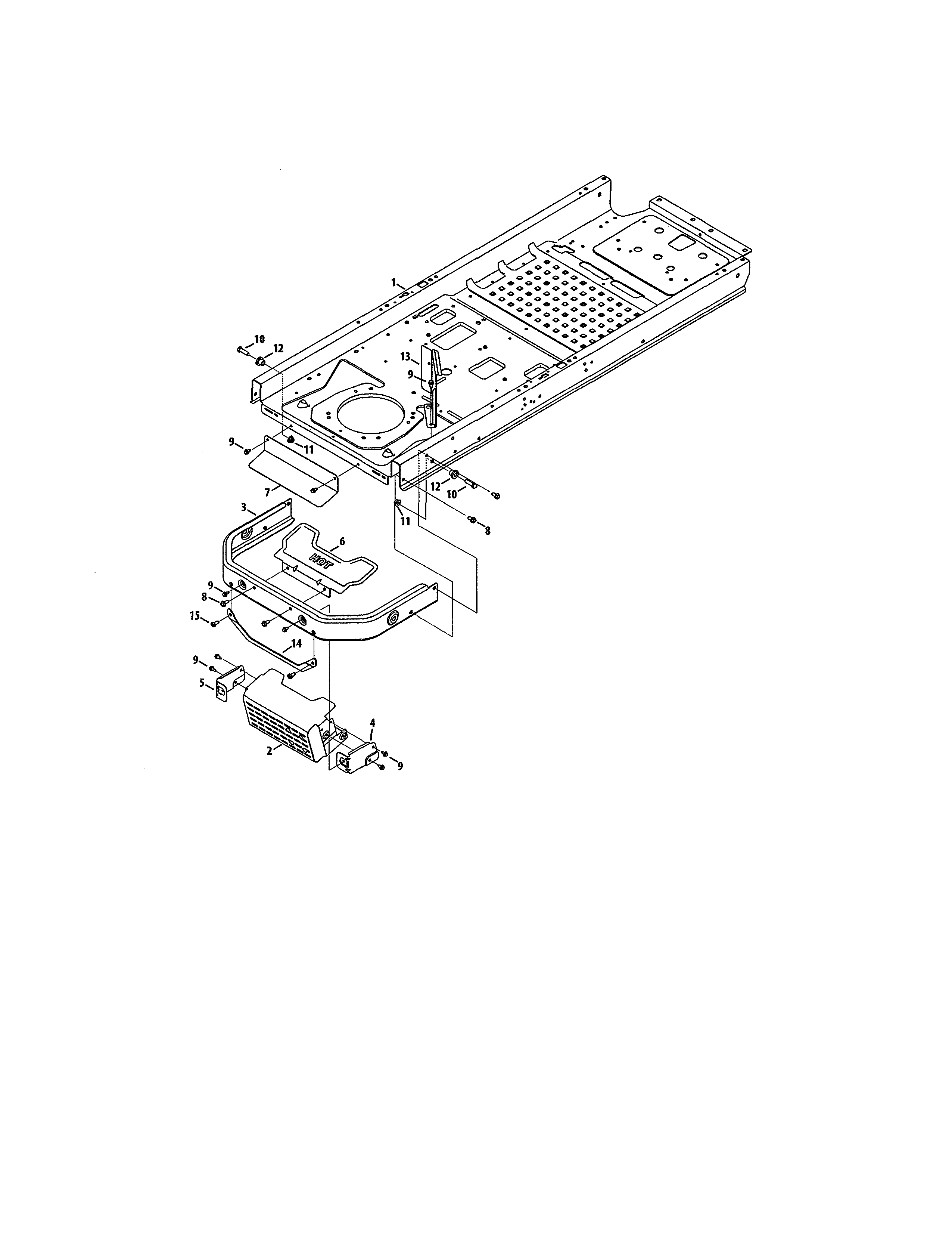 Craftsman 247270500 frame diagram