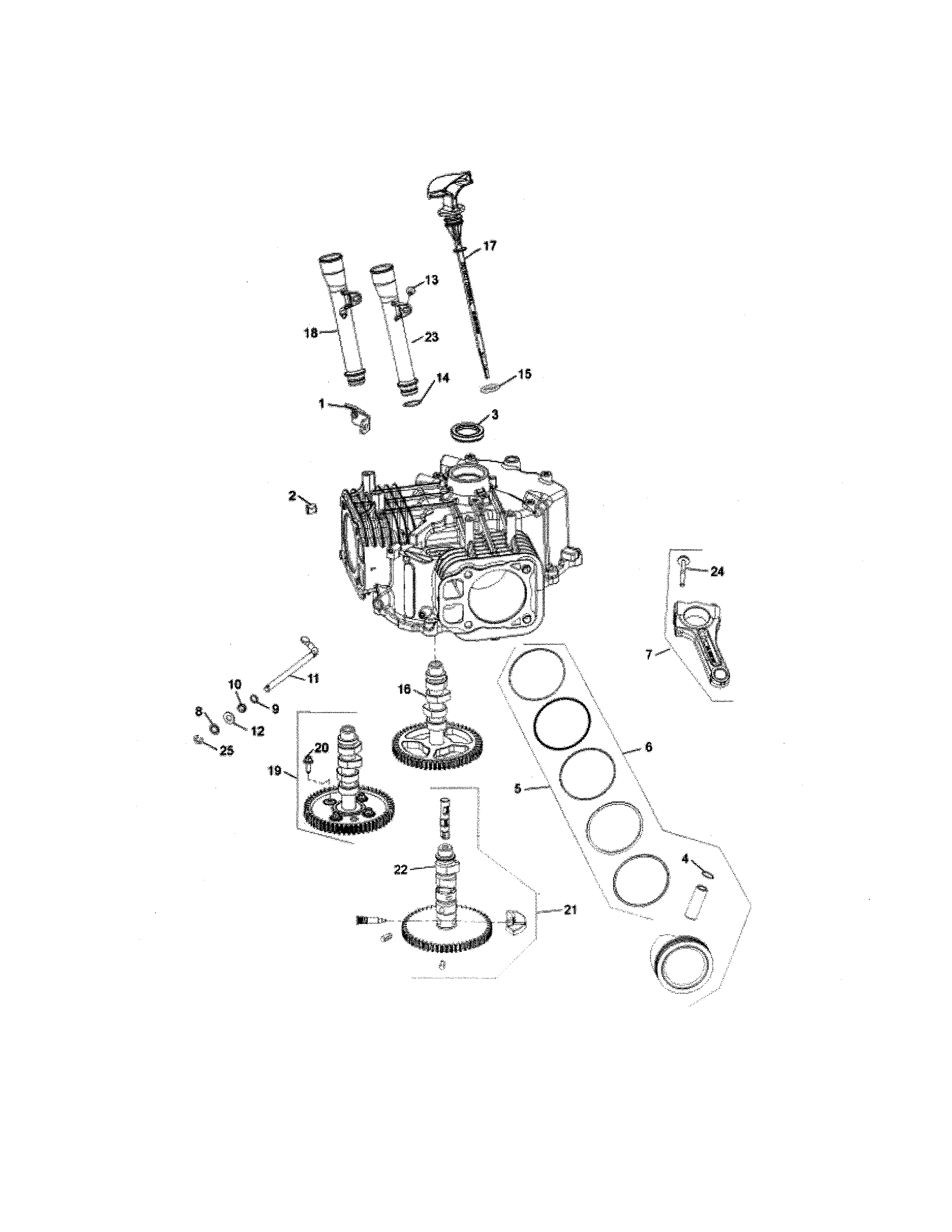 Craftsman 247270560 crankcase diagram