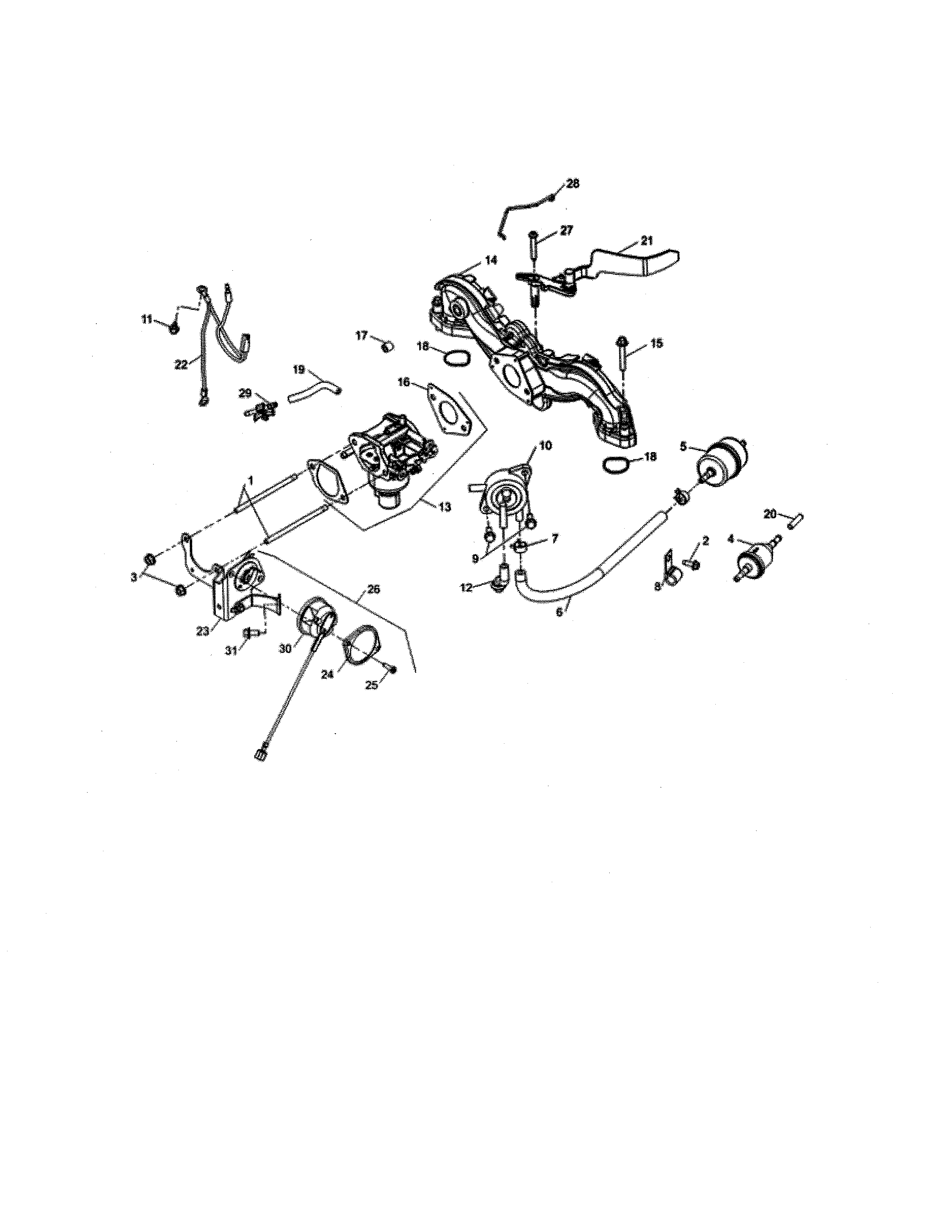 Craftsman 247270560 fuel system diagram