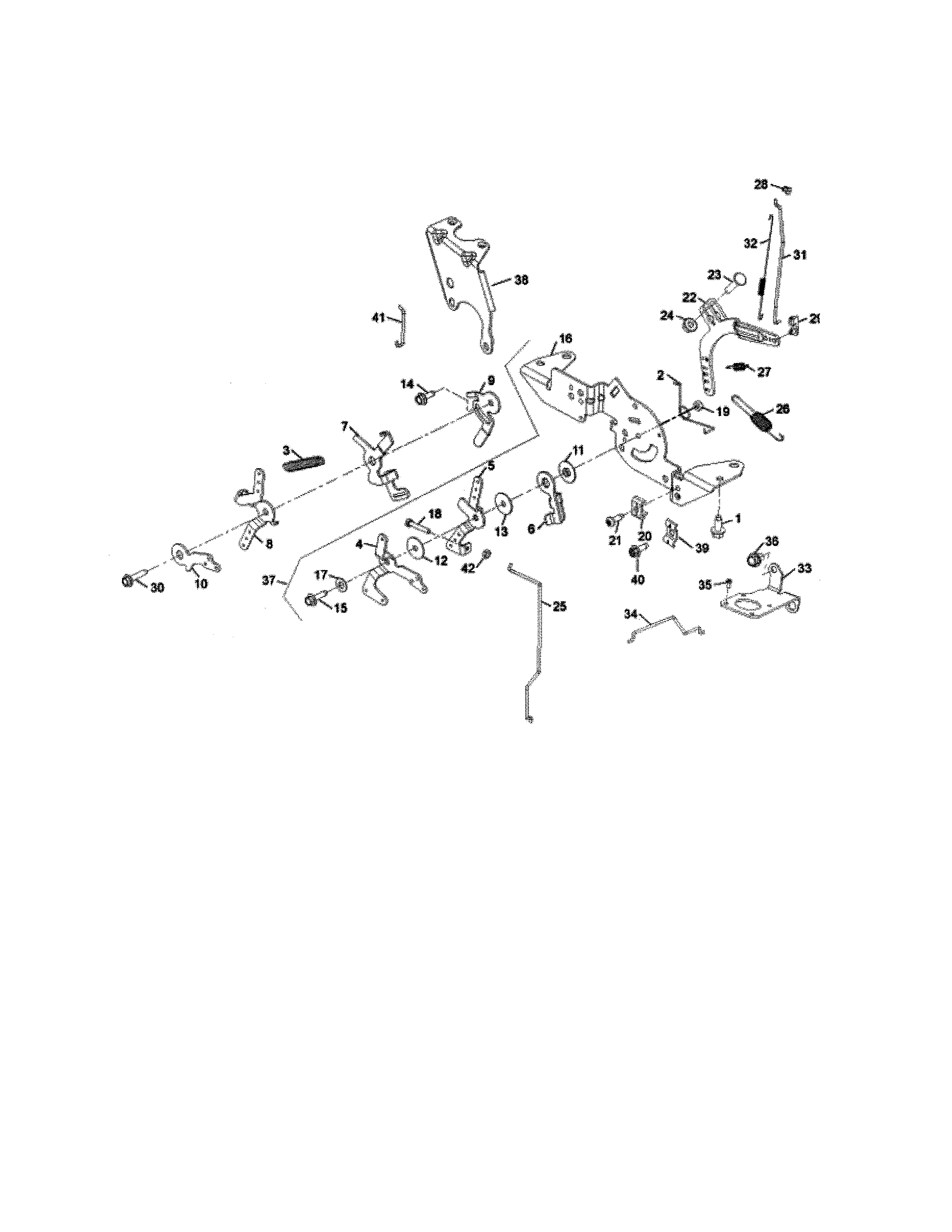 MTD 17ARCBDS099 engine control diagram