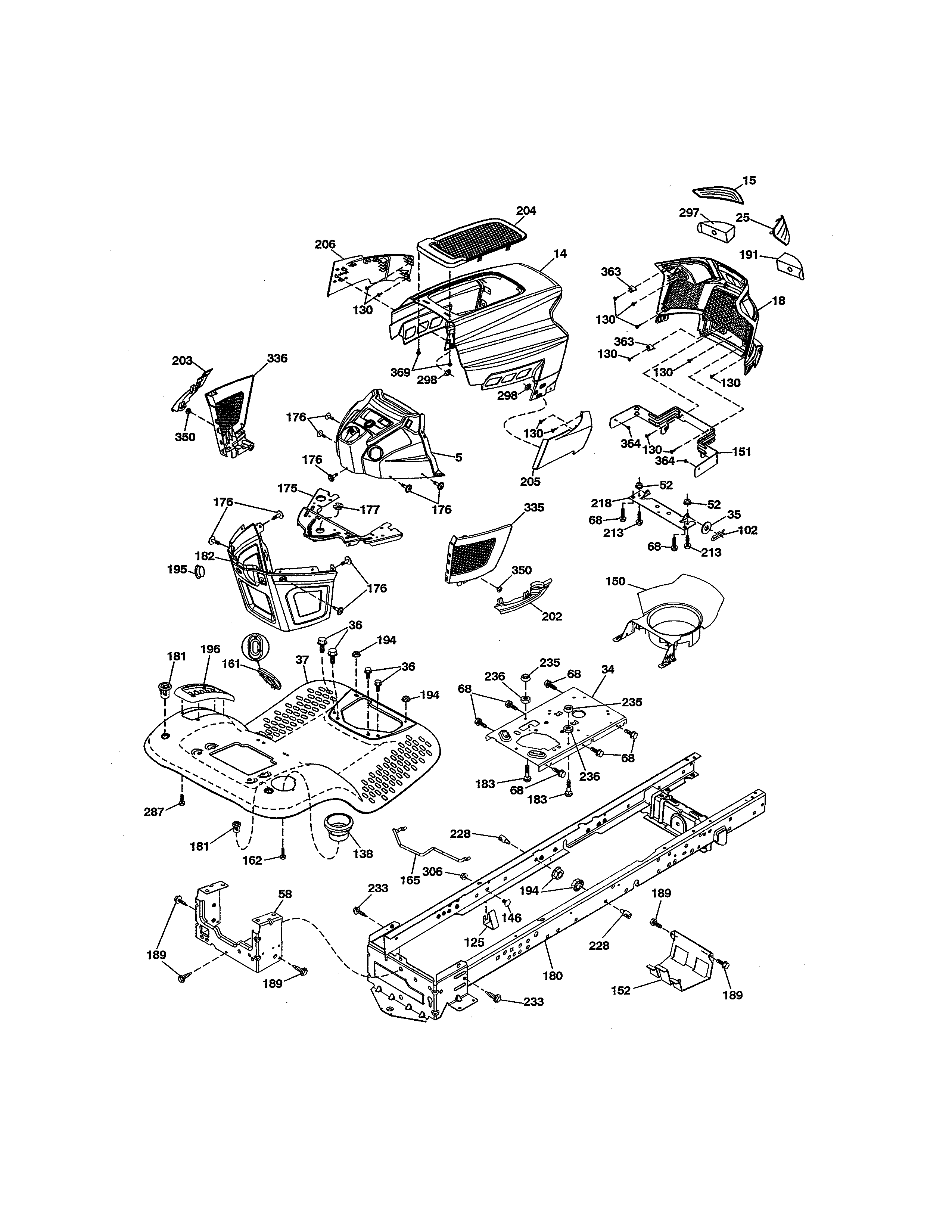 Craftsman 917273941 chassis & enclosures diagram