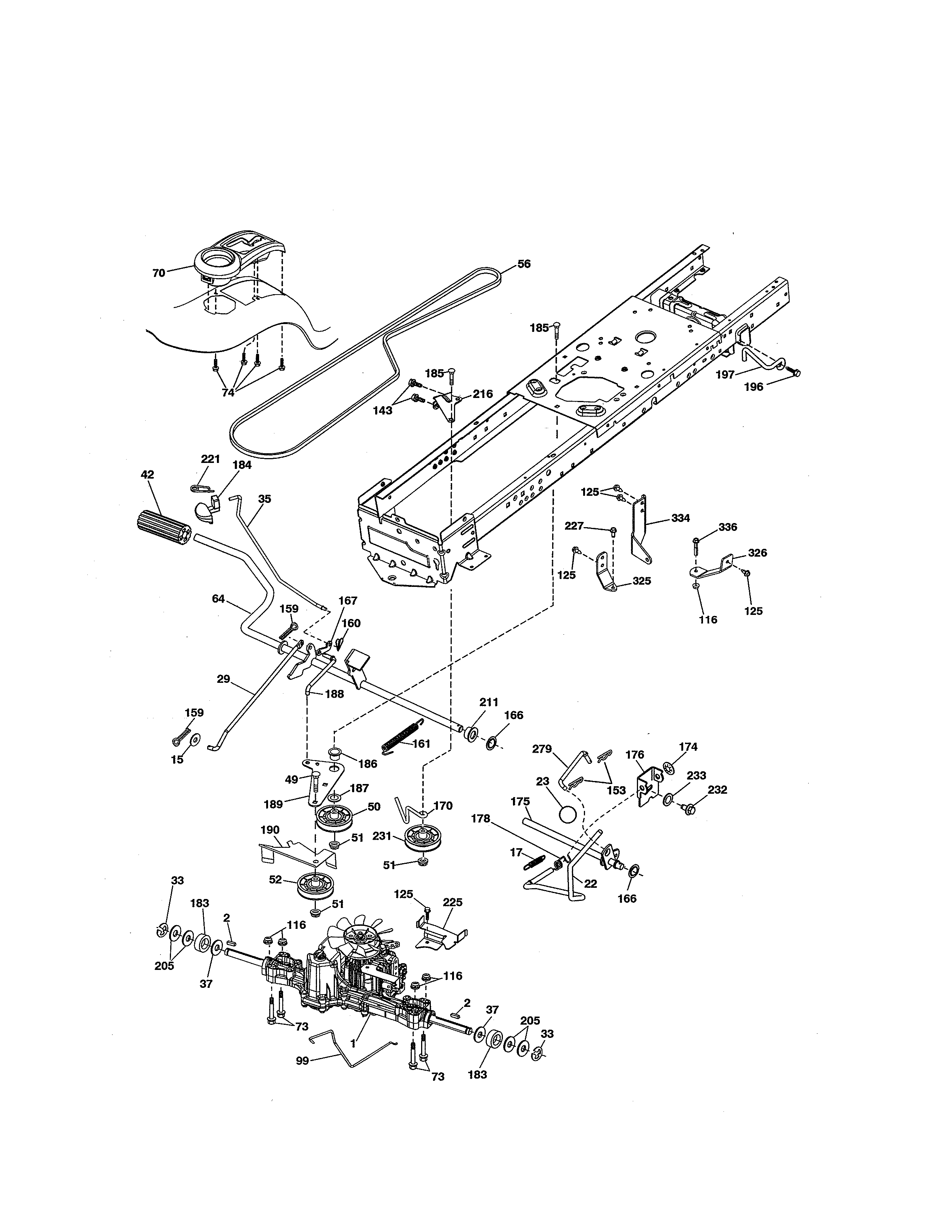 Craftsman 917273941 ground drive diagram