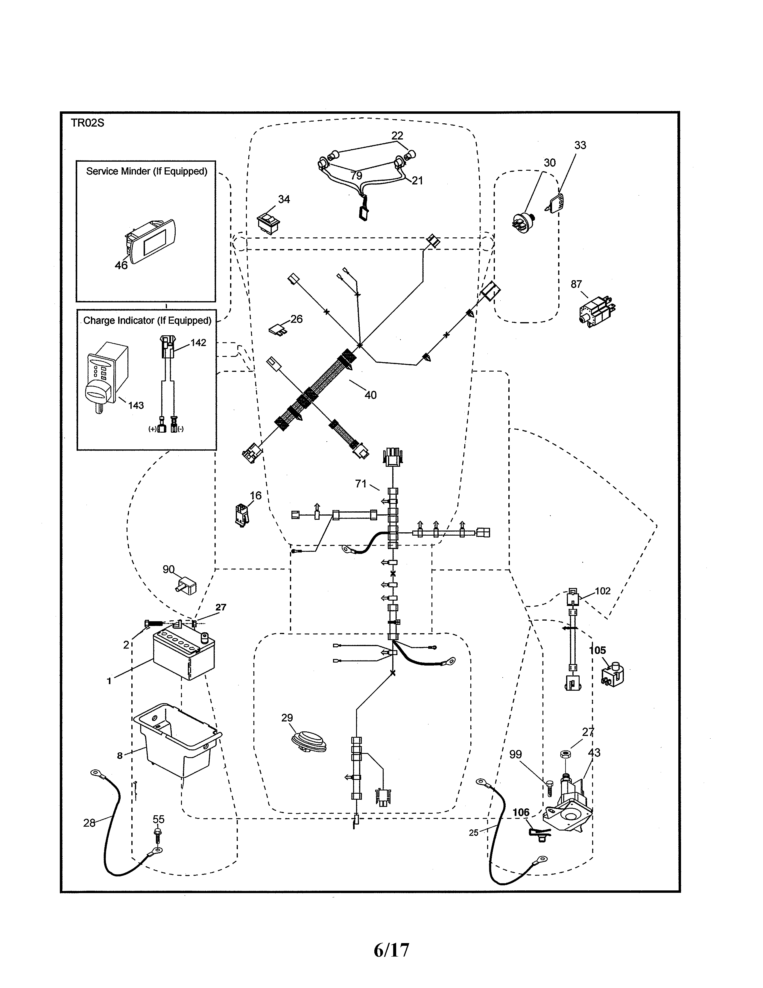 Husqvarna 96045005100 electrical diagram