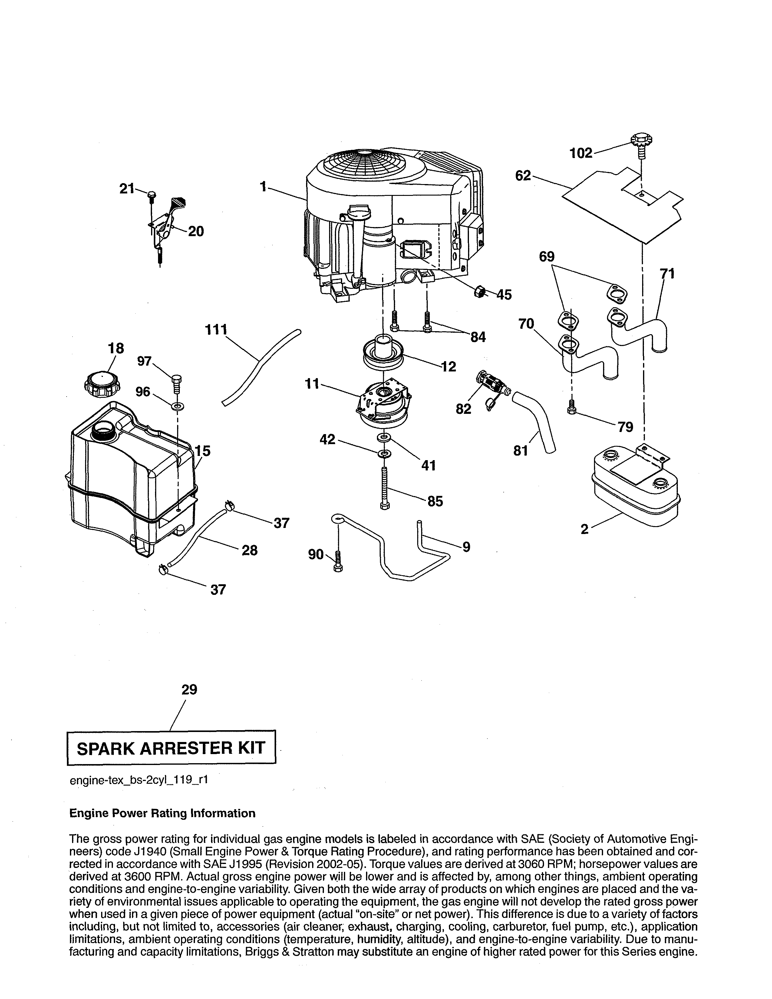 Poulan 96046008000 engine diagram