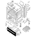 Hotpoint RGB628G1F0 main body diagram