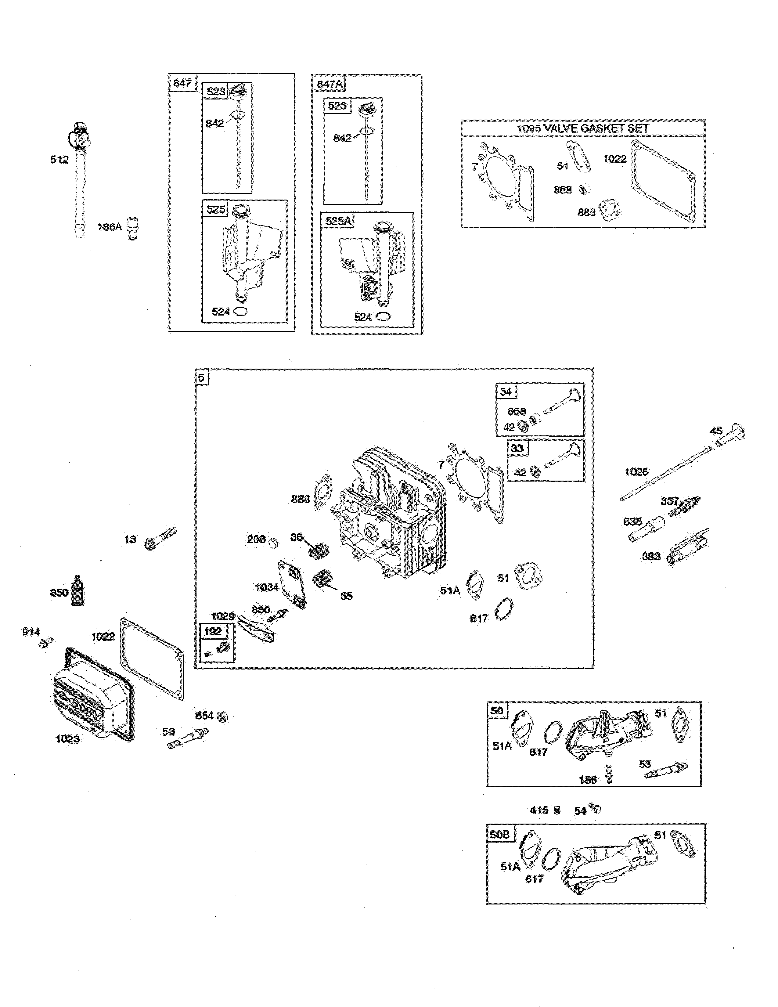 Husqvarna 96043017200 head-cylinder/intake manifold diagram