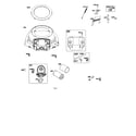 Jonsered YT46-96043019700 blower housing/air cleaner diagram
