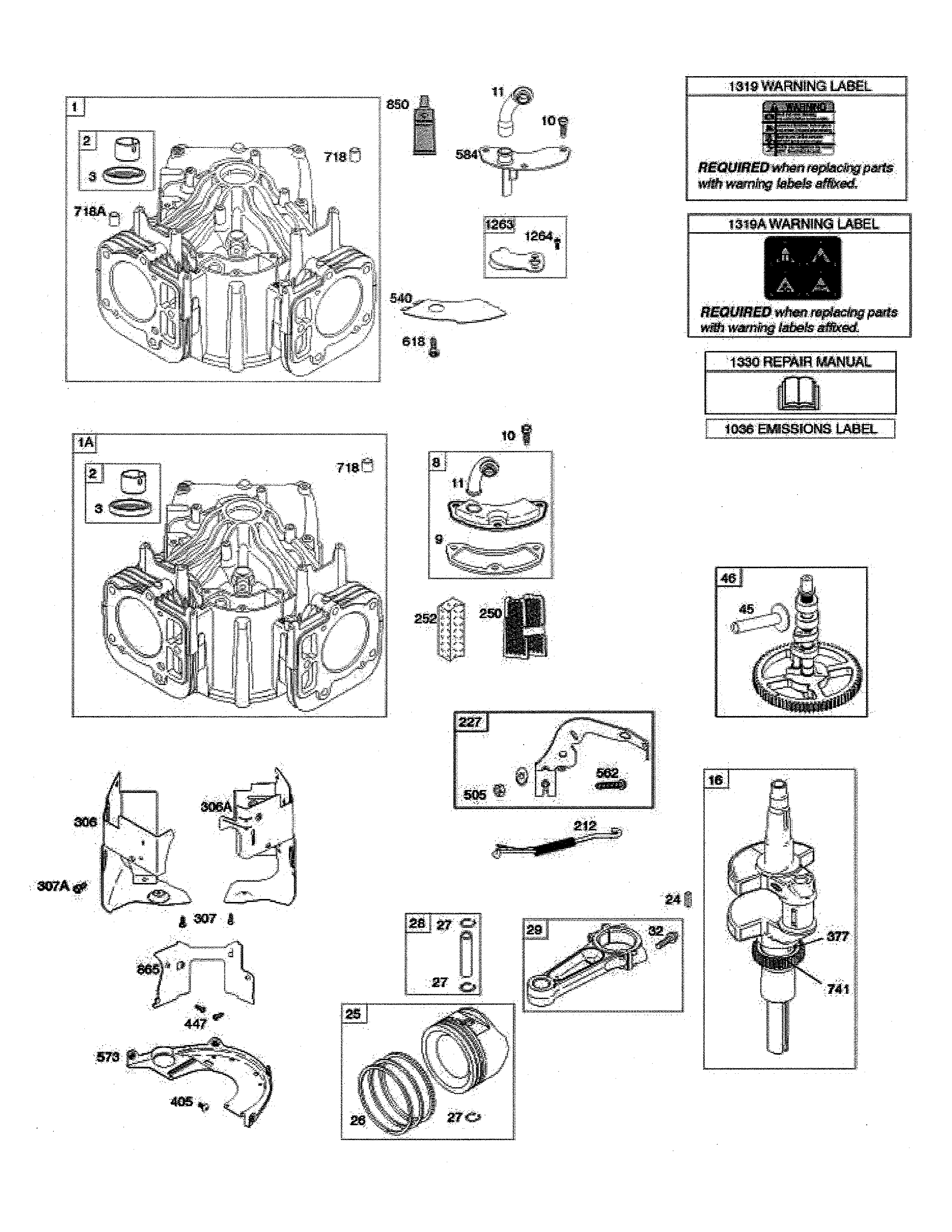 Husqvarna 96045005100 cylinder/crankshaft/camshaft diagram