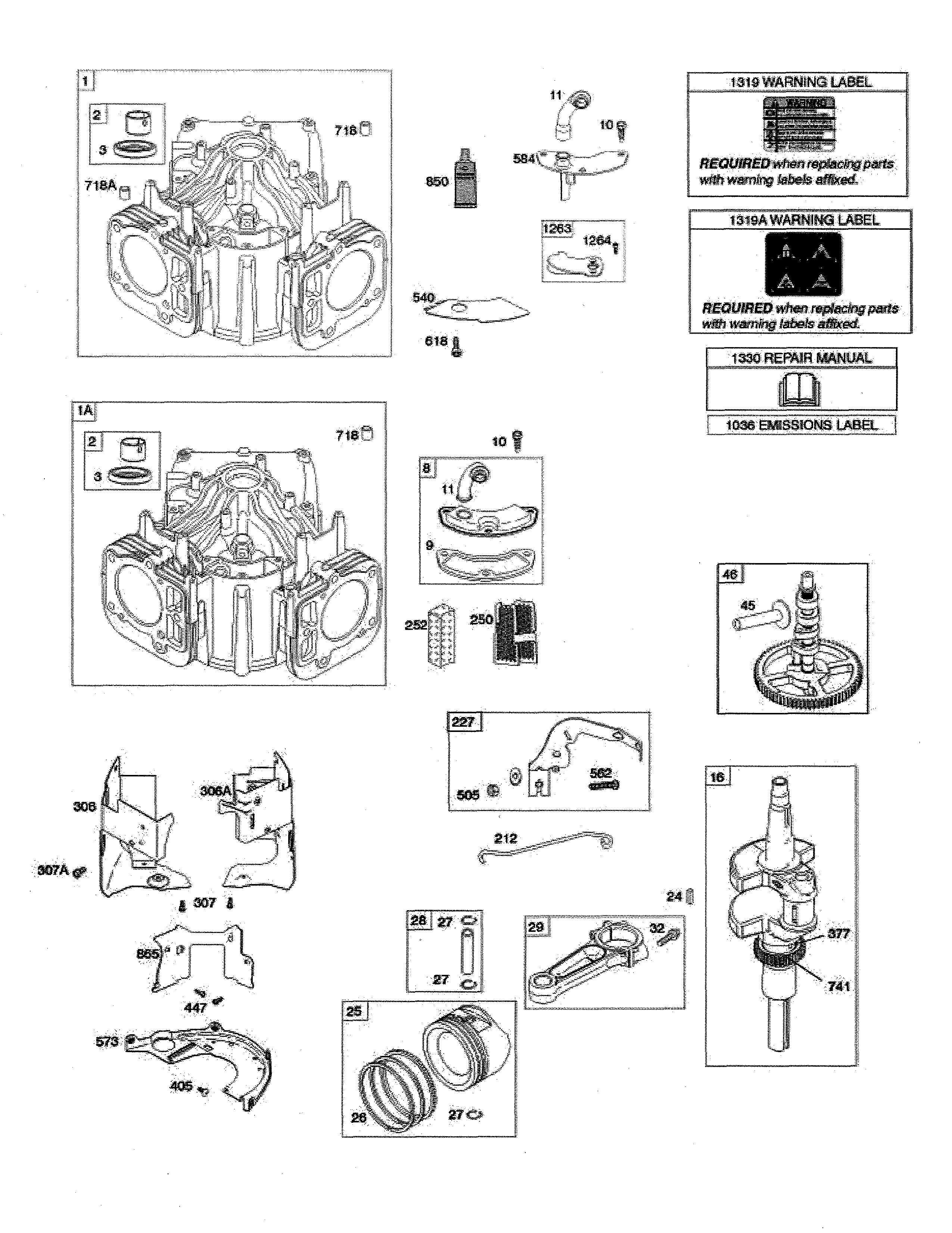 Husqvarna YTH24V54-96043025900 cylinder/crankshaft diagram