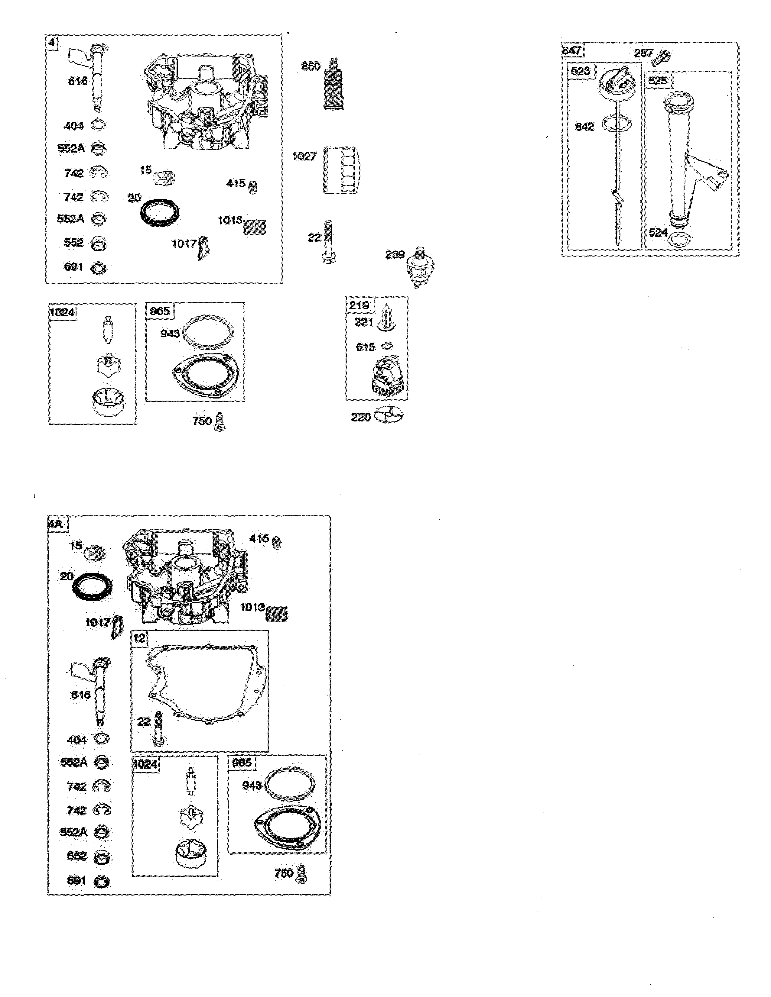 Husqvarna YTH24V54-96043025900 sump/oil pump diagram