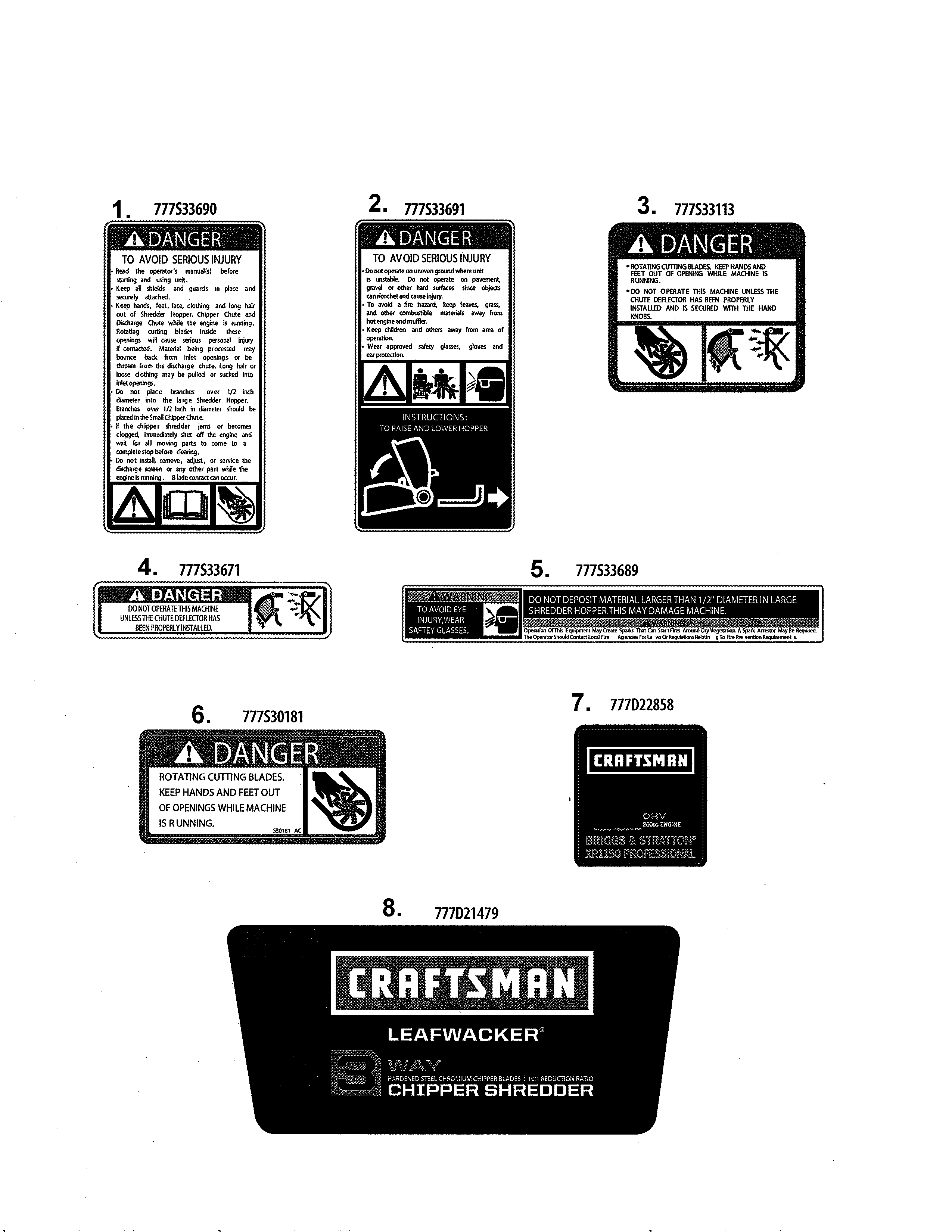 MTD 24A-464M799 decals diagram