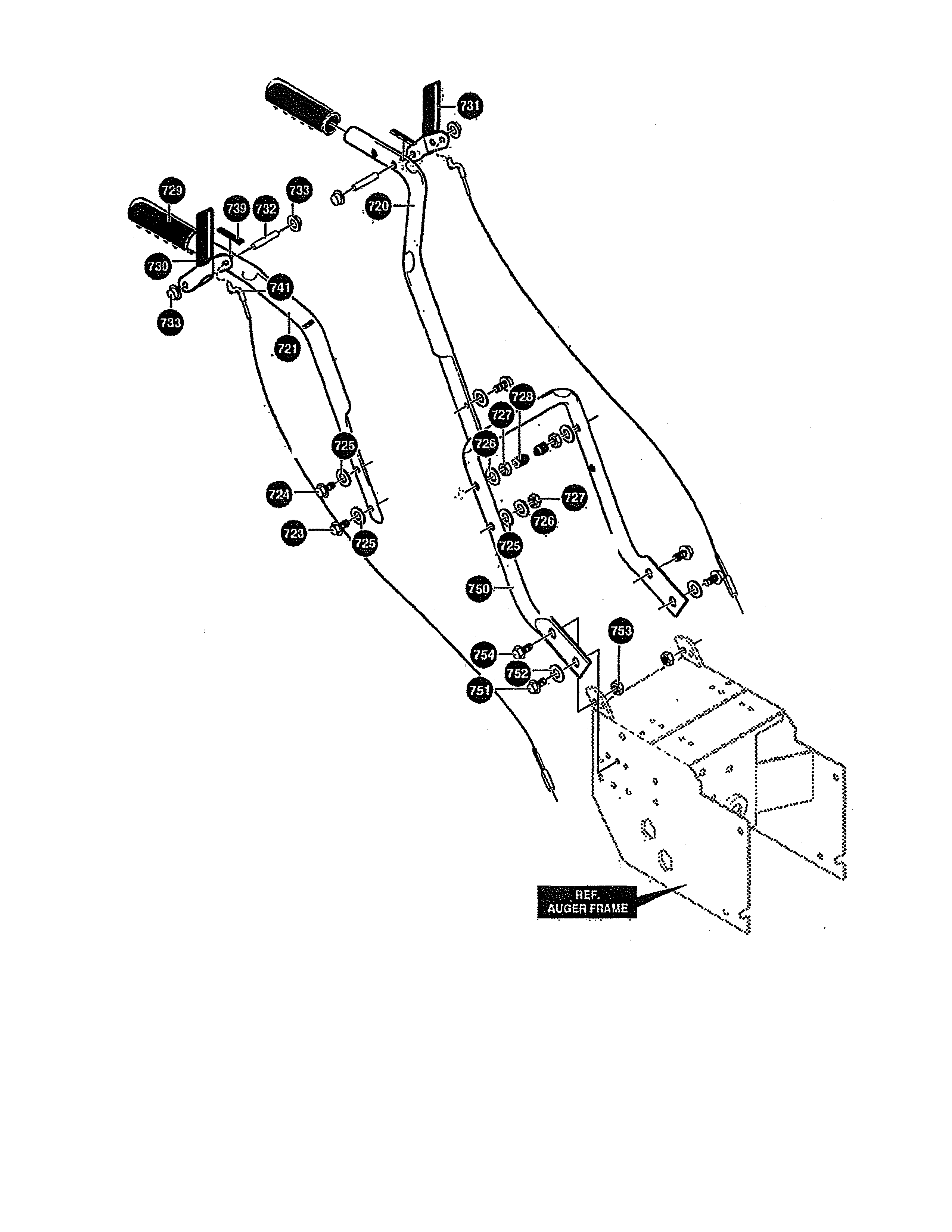 Noma G2474010 handle assembly diagram