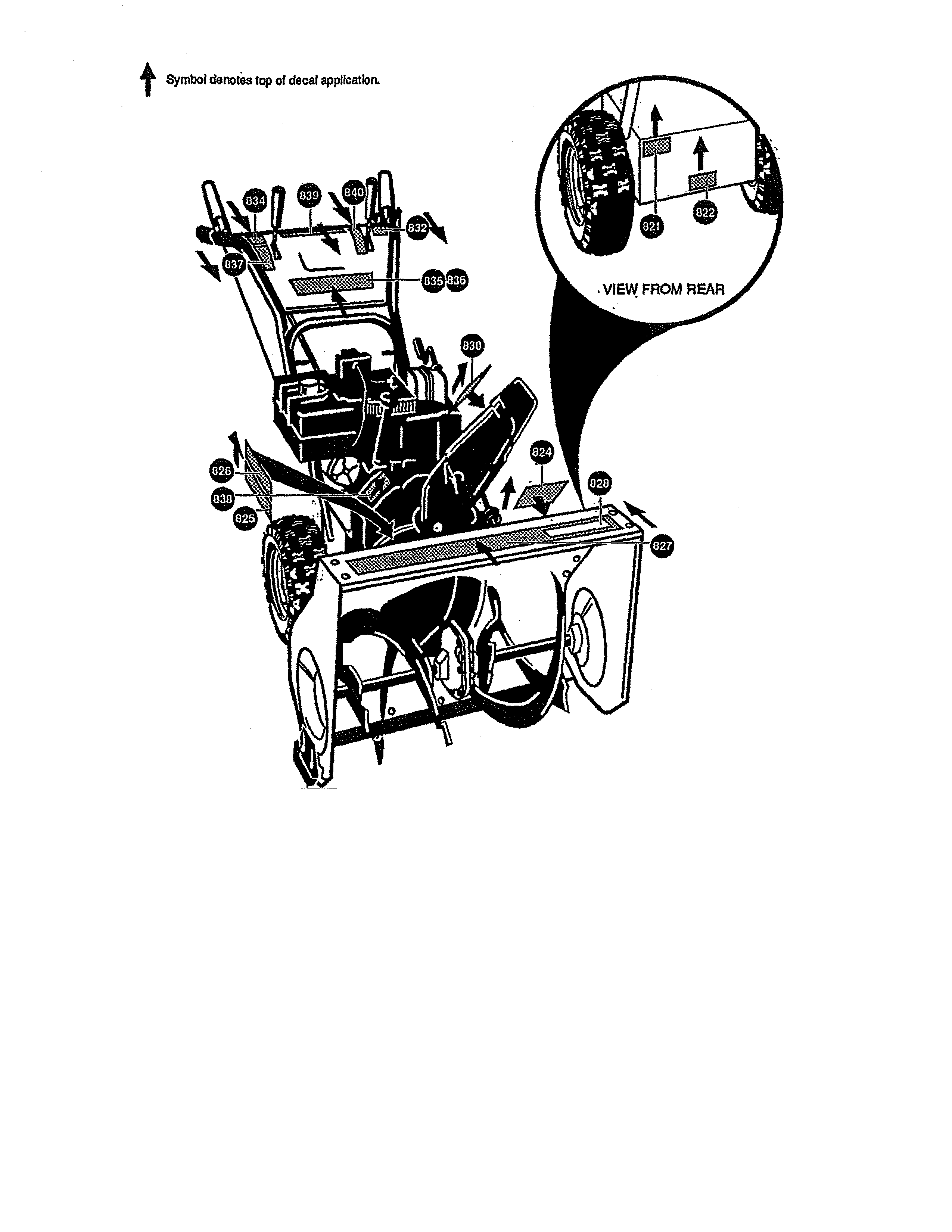 Noma G2474010 decals diagram