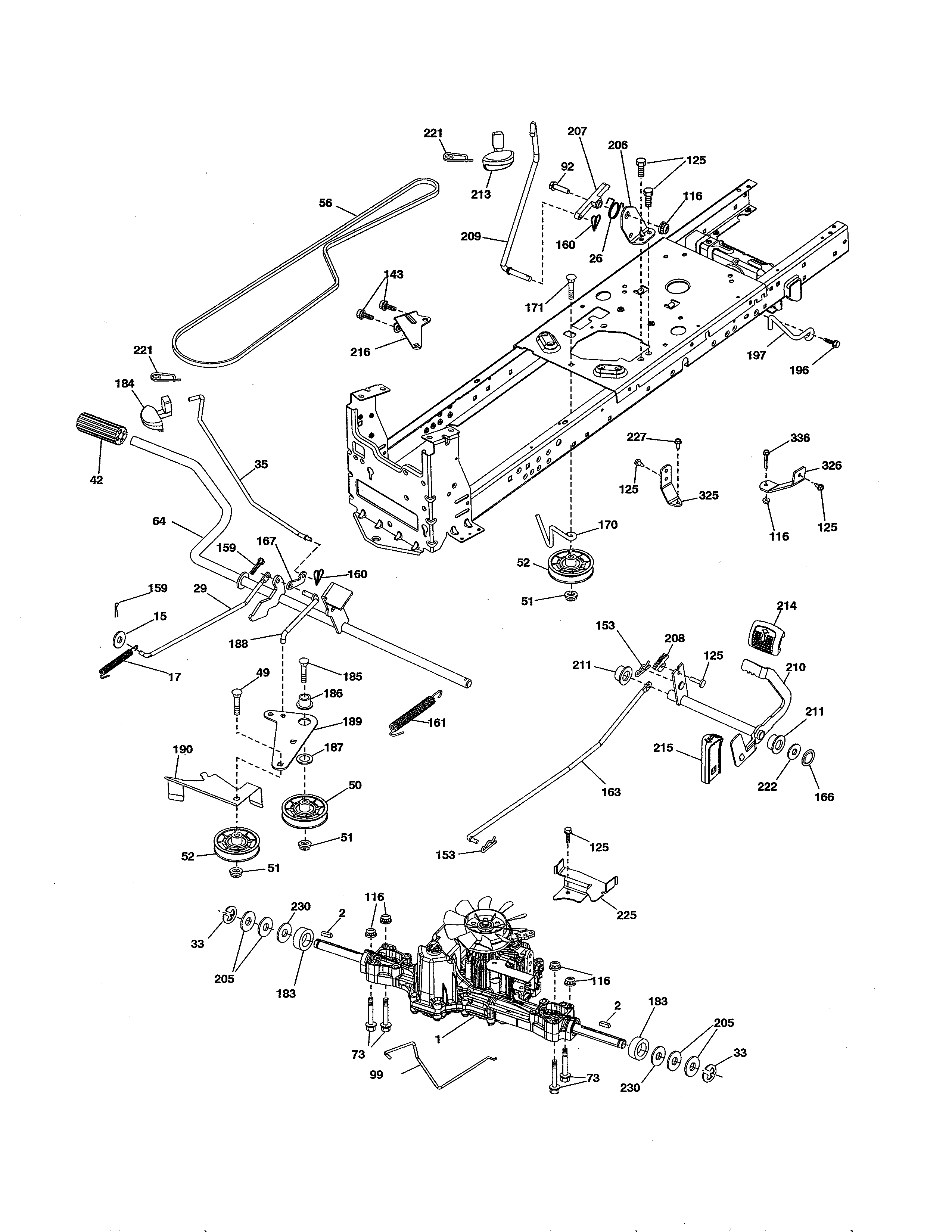 Craftsman 917990040 drive diagram