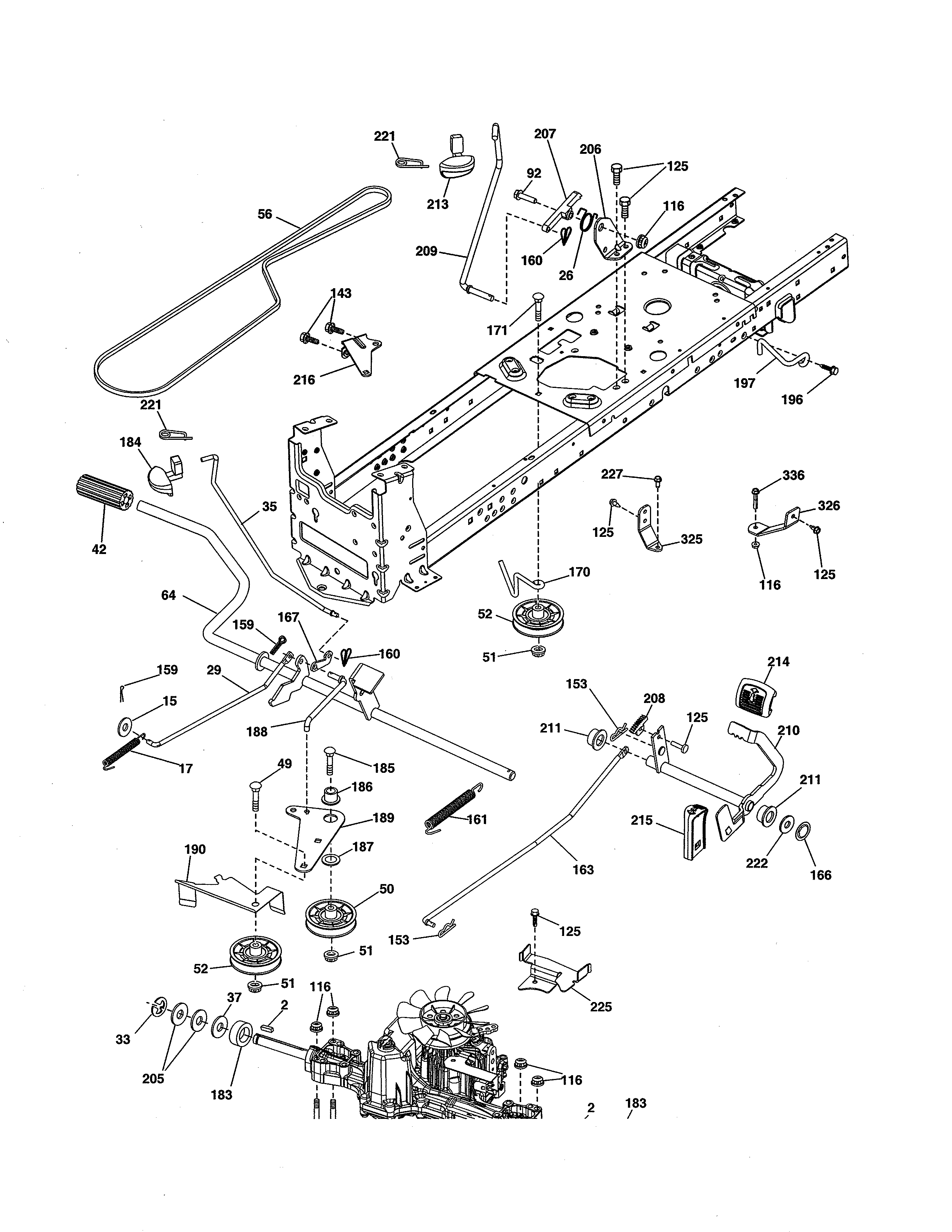 Craftsman 917990360 drive diagram