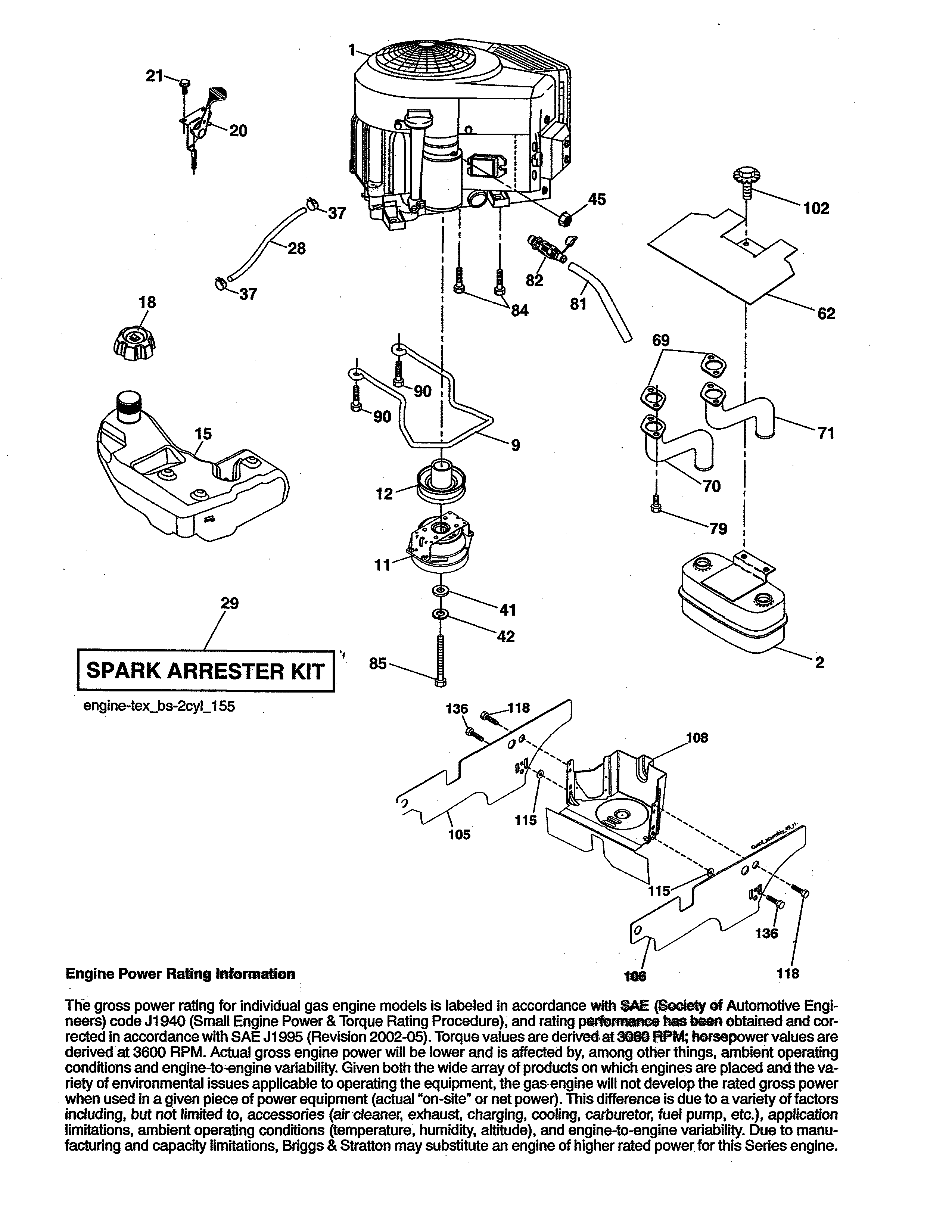 Craftsman 917990360 engine diagram