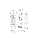 Samsung RT18M6215WW/AA-00 cabinet compartment diagram