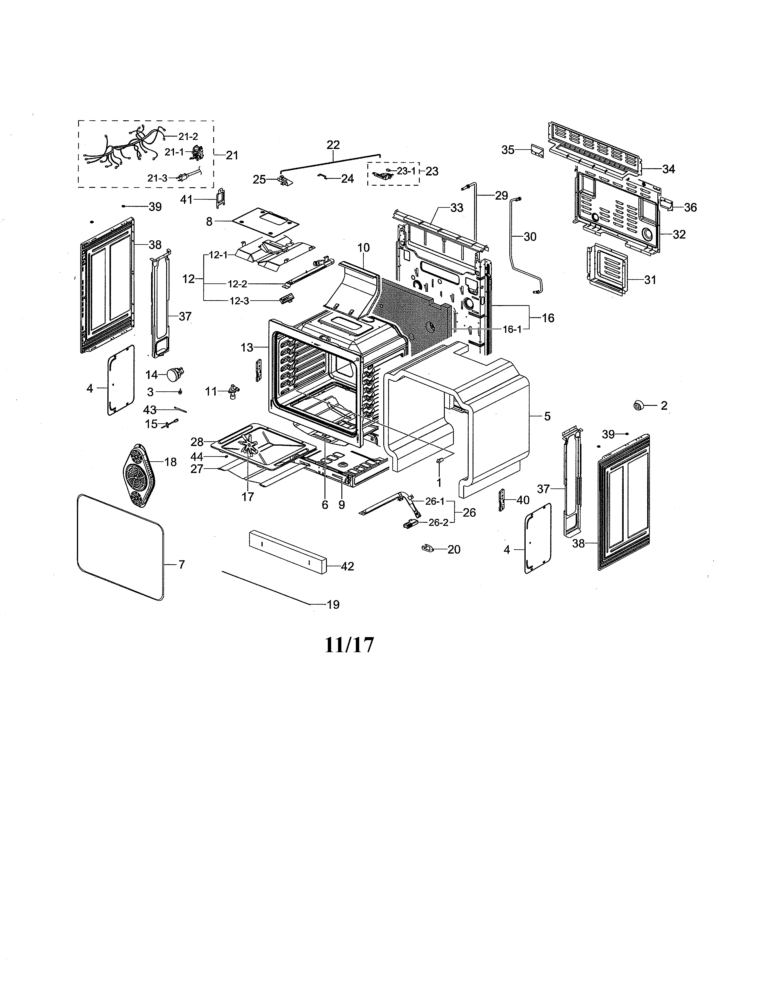 Samsung NX58M5600SW/AA-00 unit diagram