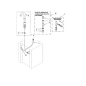 Whirlpool LTE6234DQ0 washer water system diagram