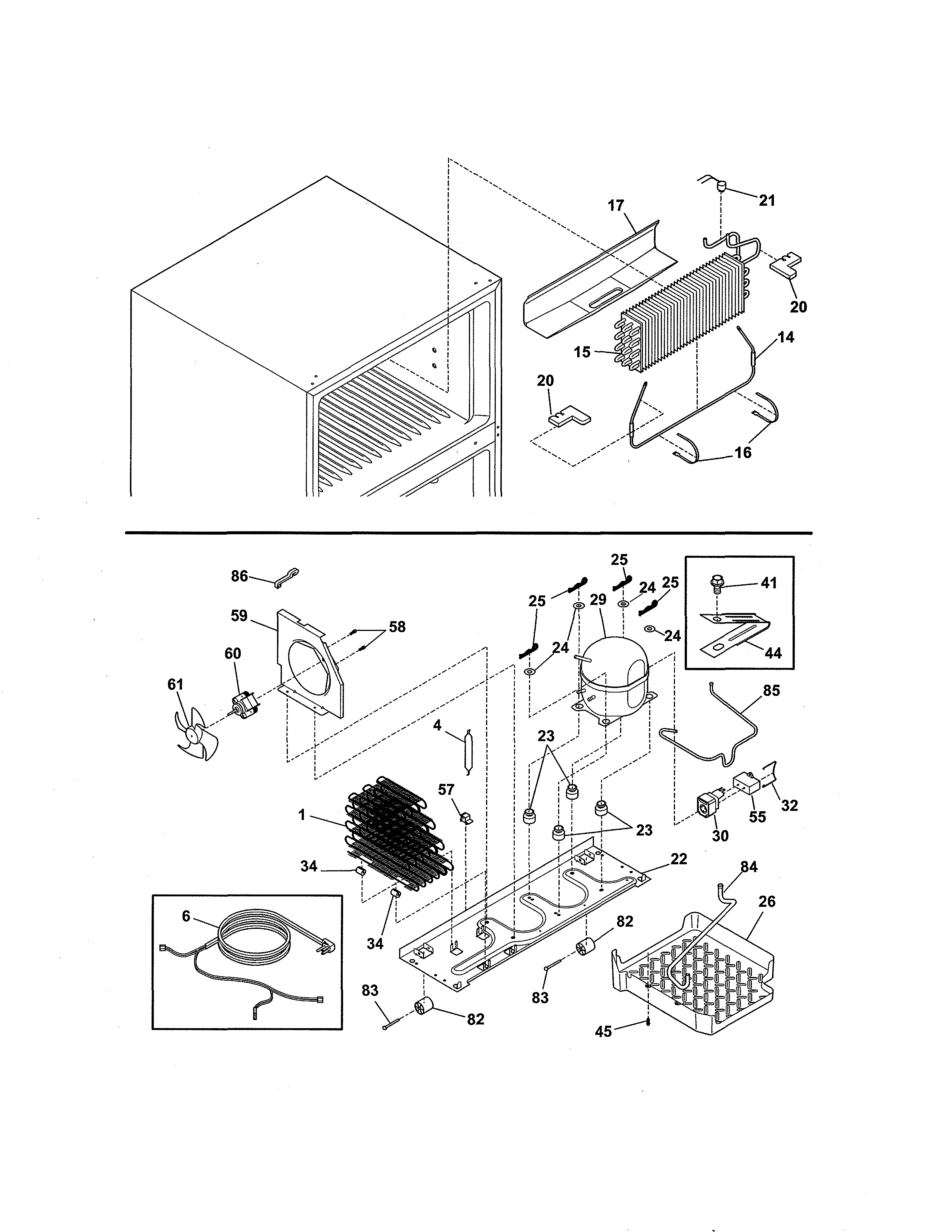 Frigidaire FFHI1817LS7 system diagram