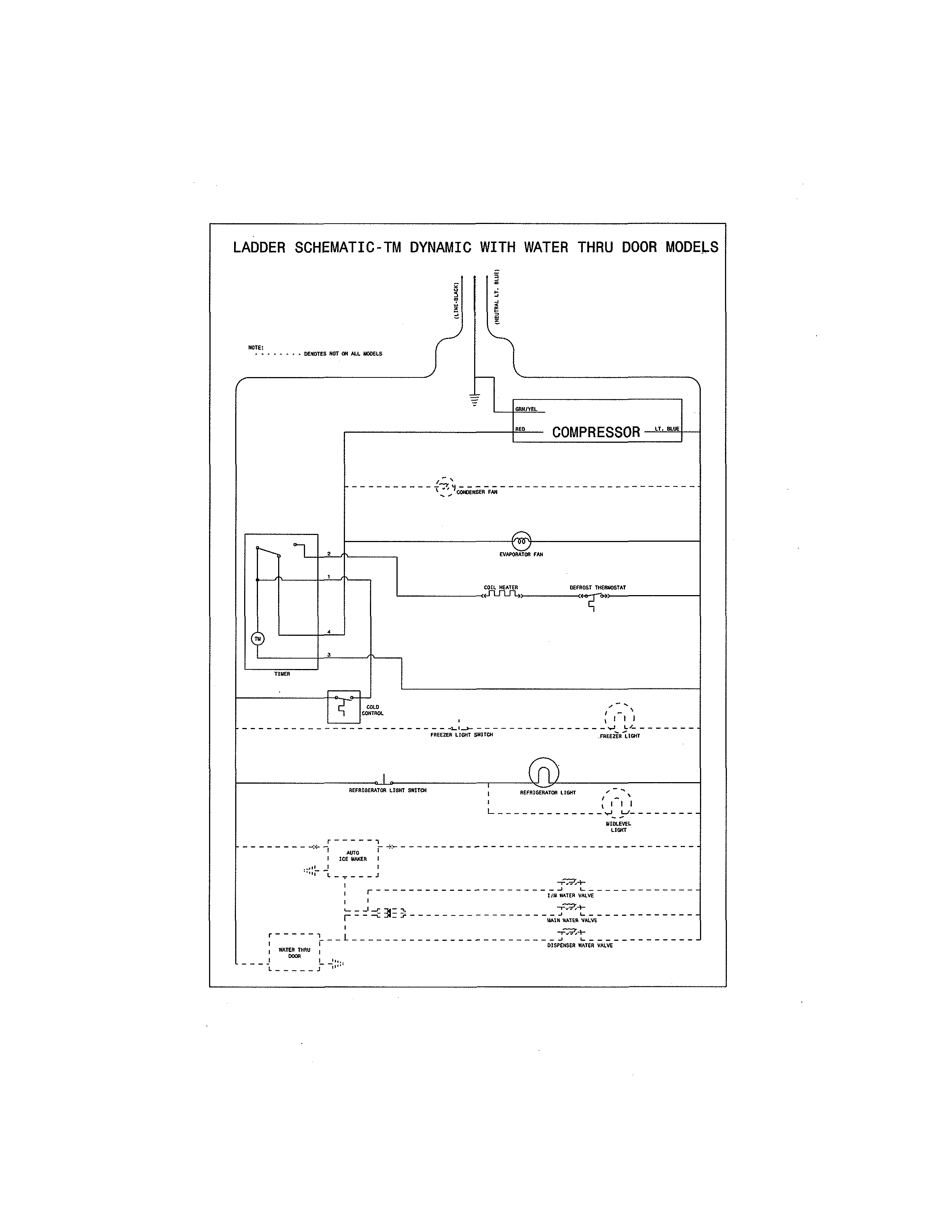 Frigidaire FFHI1817LS7 wiring schematic diagram