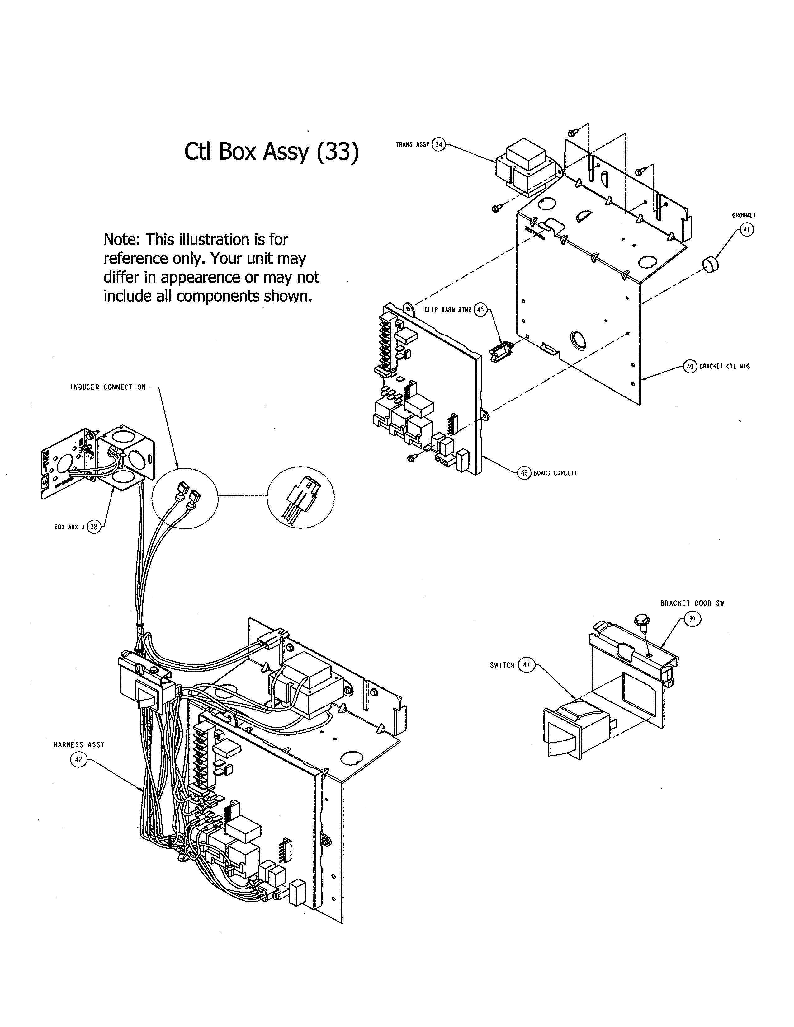 Carrier 58CVX110-10120 control box diagram