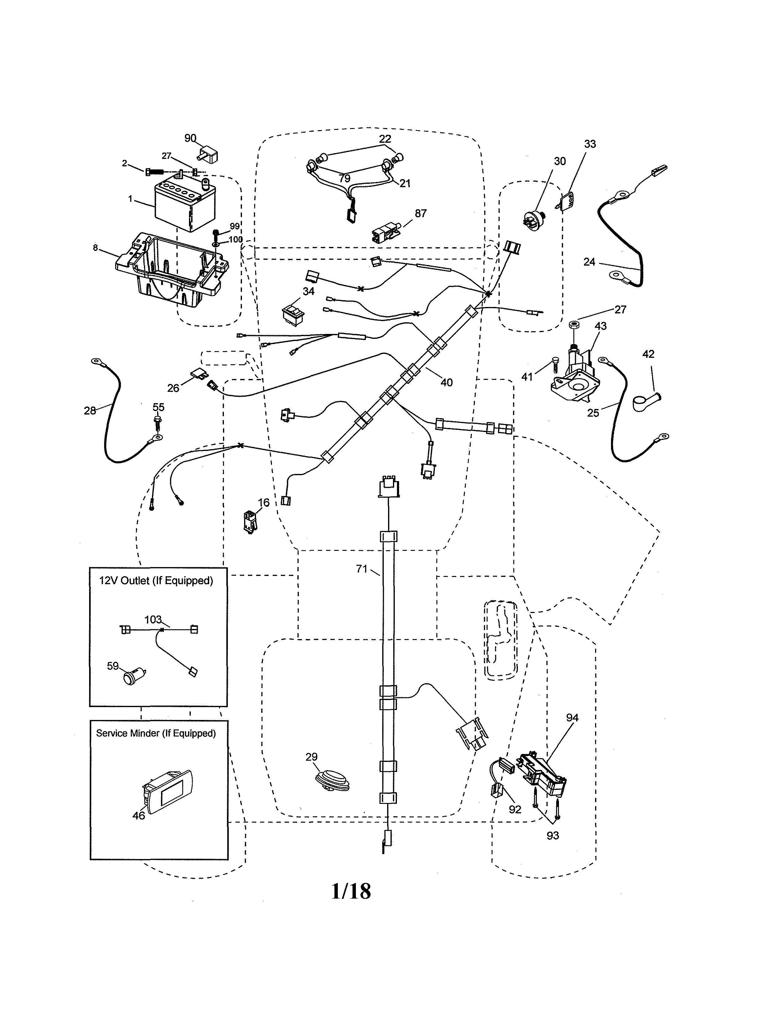 Husqvarna 917223840 electrical diagram