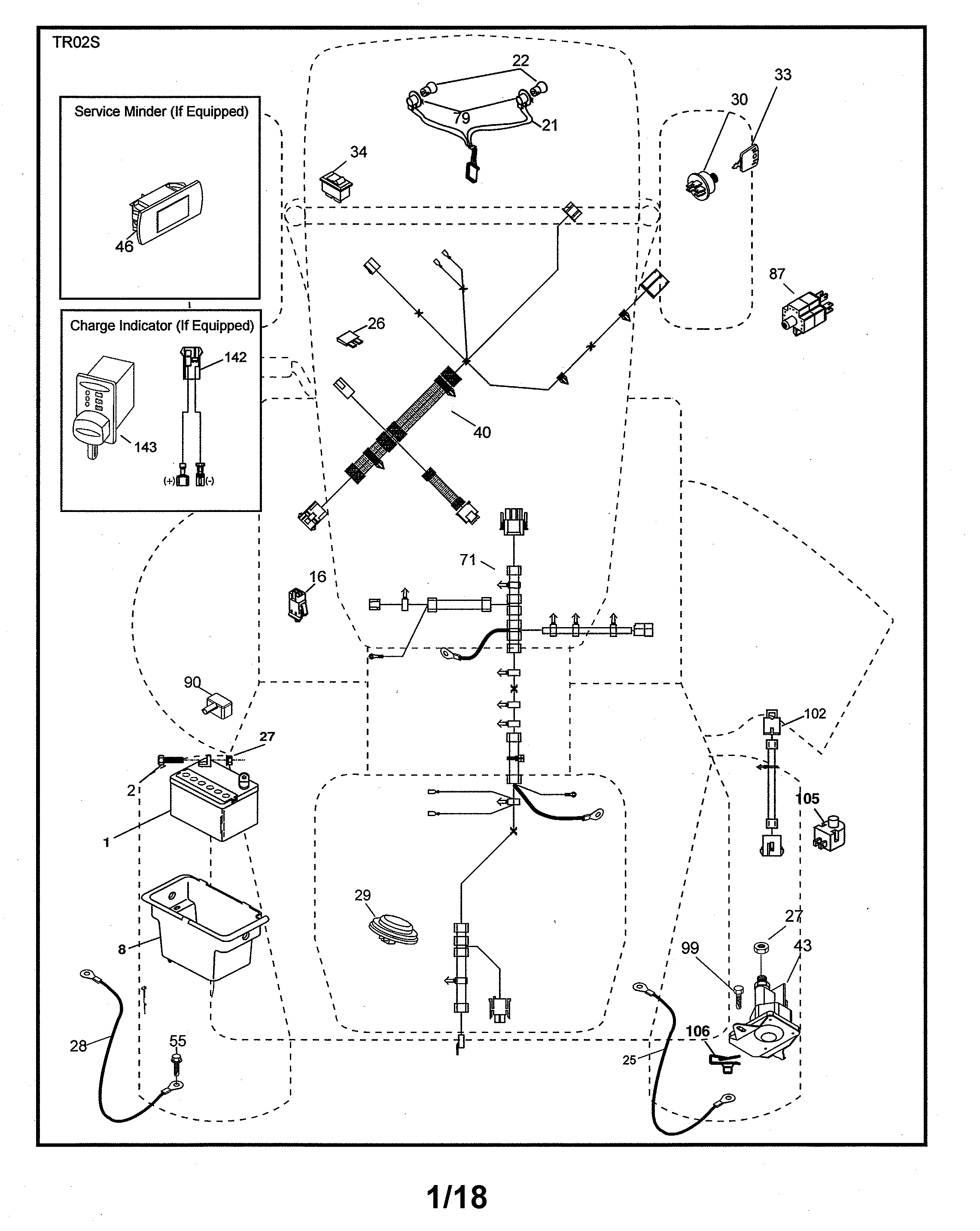 Poulan 917223980 electrical diagram
