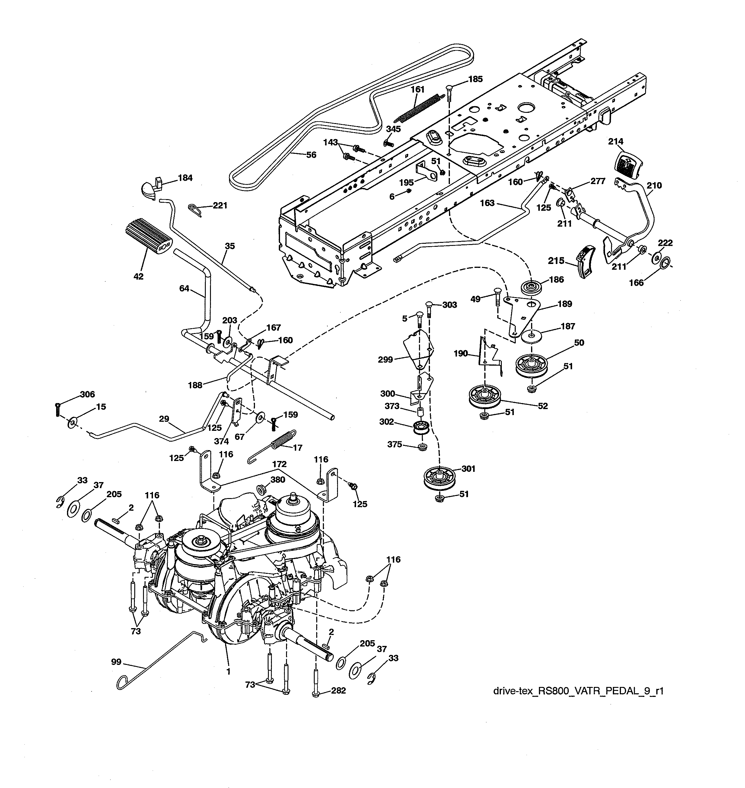 Poulan 917223980 drive diagram