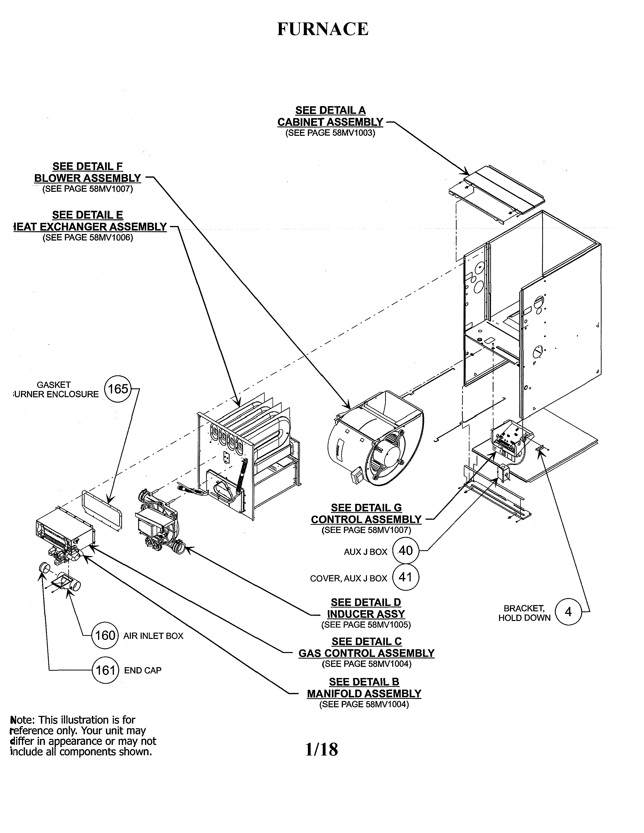 Carrier 58MVC080-F-10114 unit assembly diagram