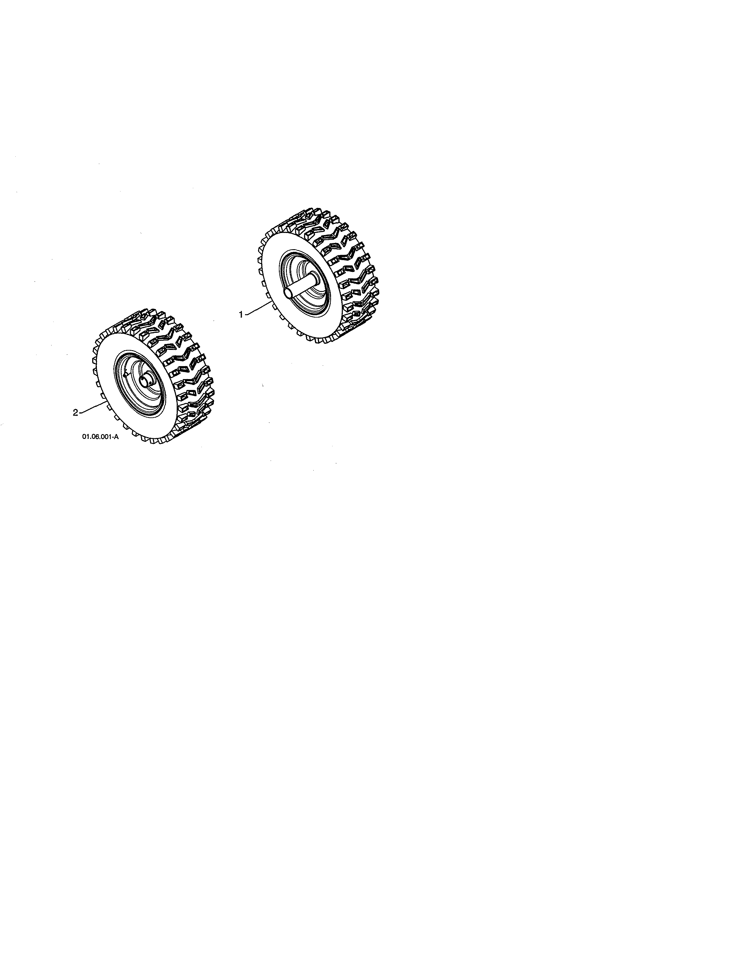 Poulan PR624ES-96192002900 wheels diagram