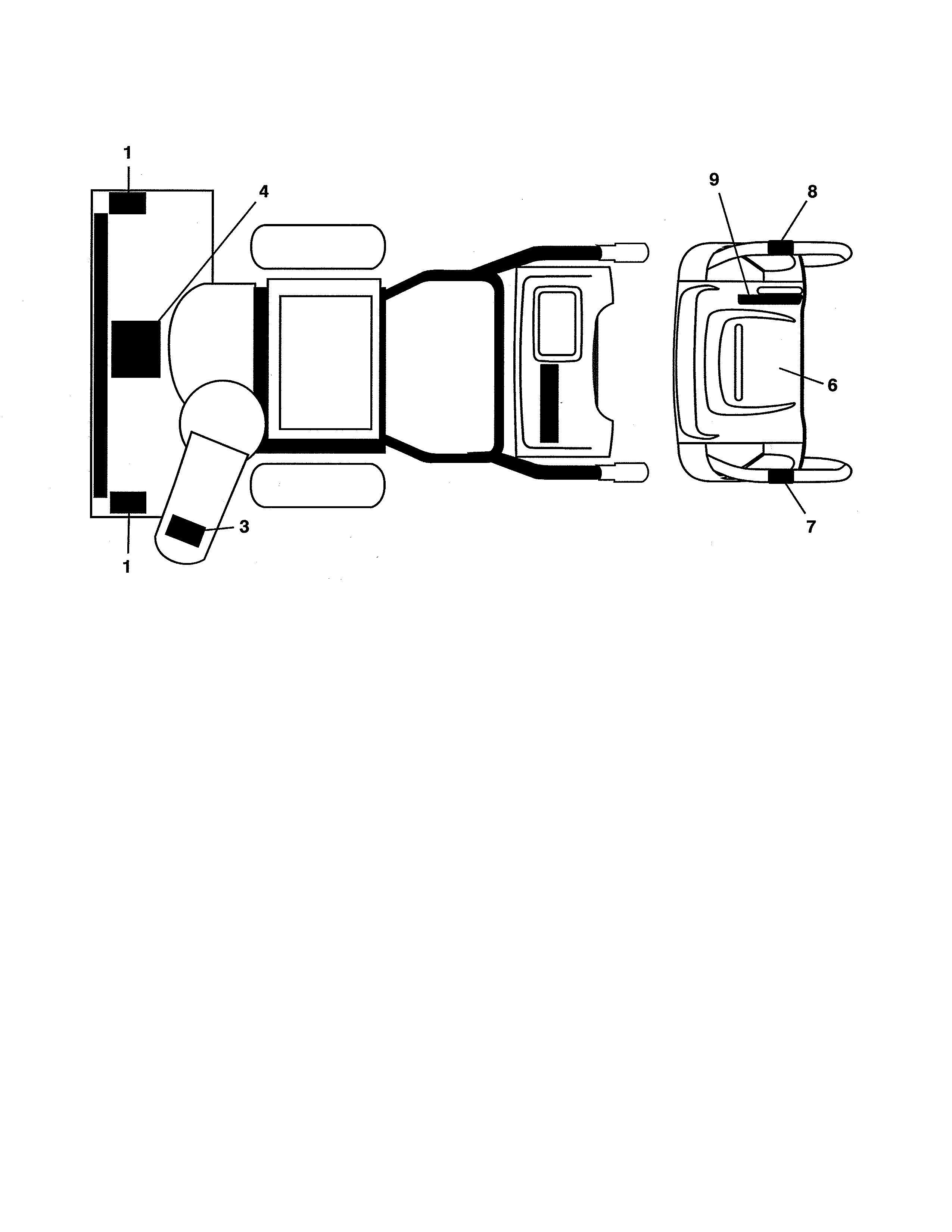 Poulan PR624ES-96192002900 decals diagram