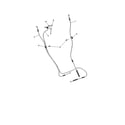 Poulan PR300-96192007104 control cables diagram