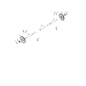 Poulan PR300-96192007104 axle diagram