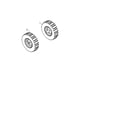 Poulan PR300-96192007104 wheels diagram