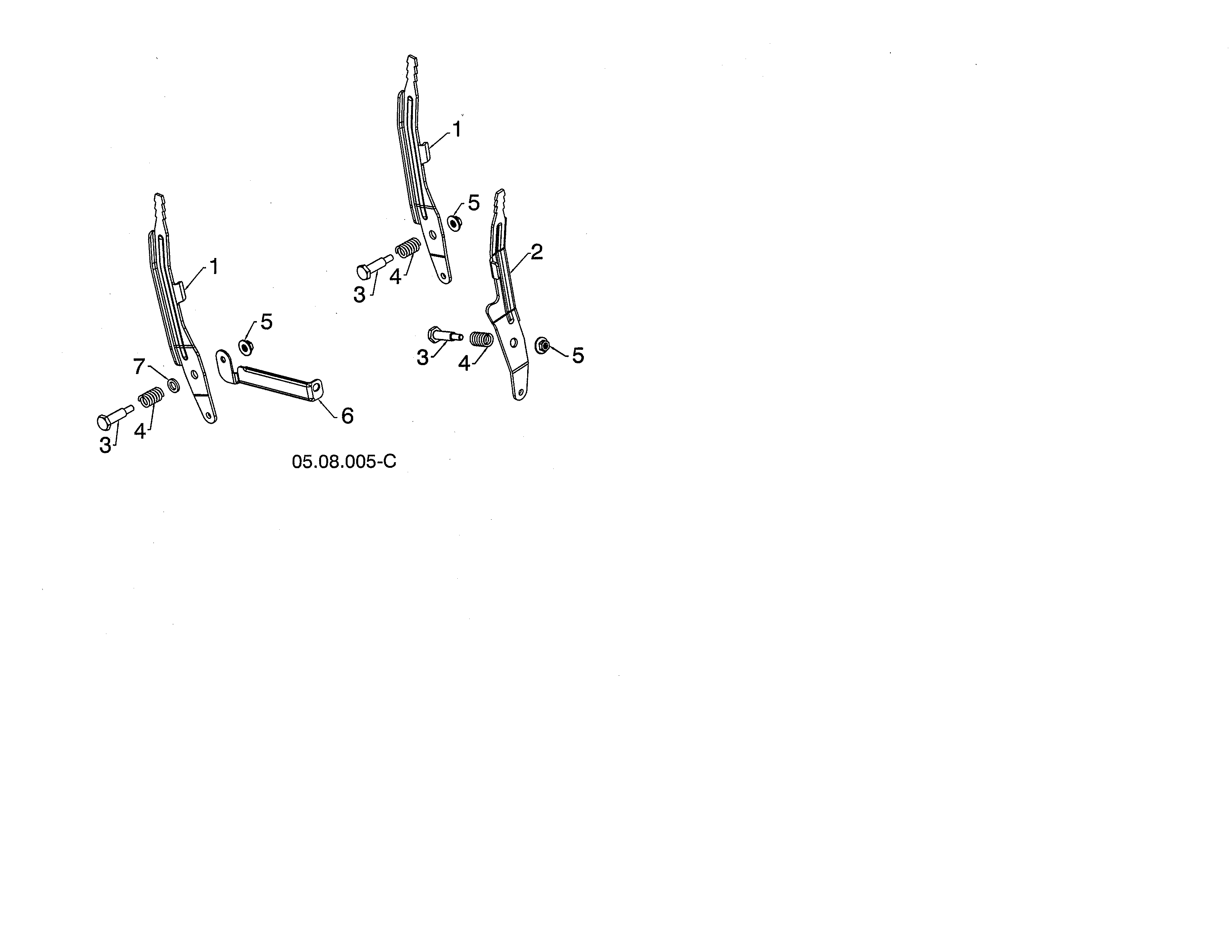 Craftsman 944525412 control levers diagram