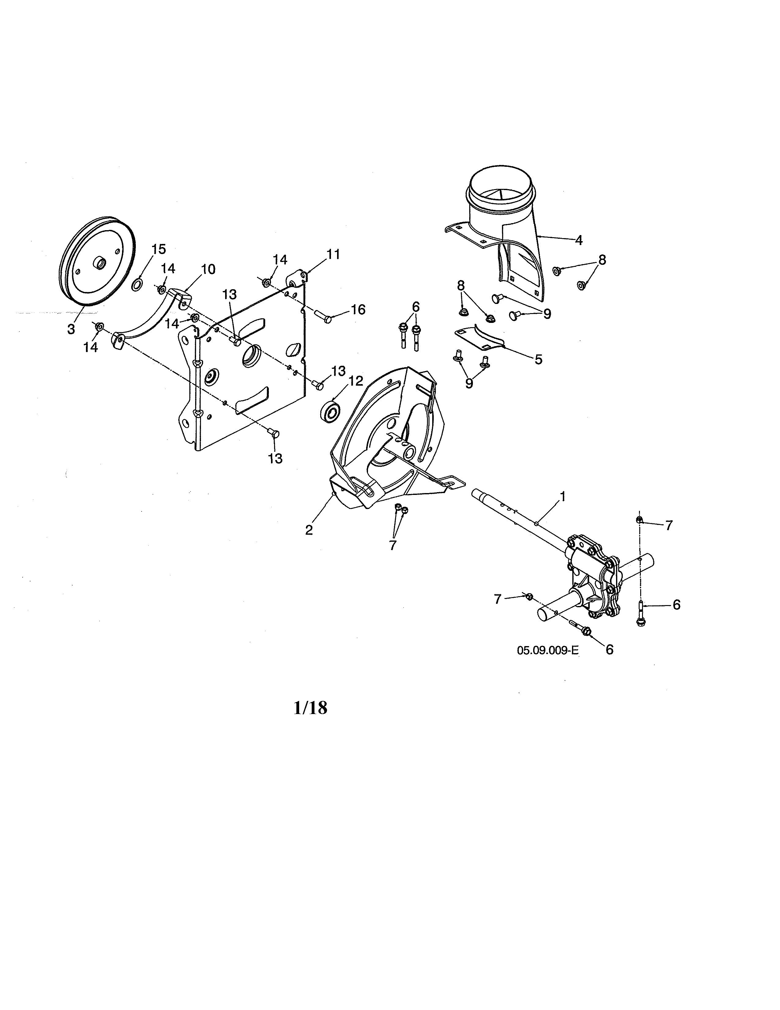 Craftsman 944524410 impeller/gearbox diagram