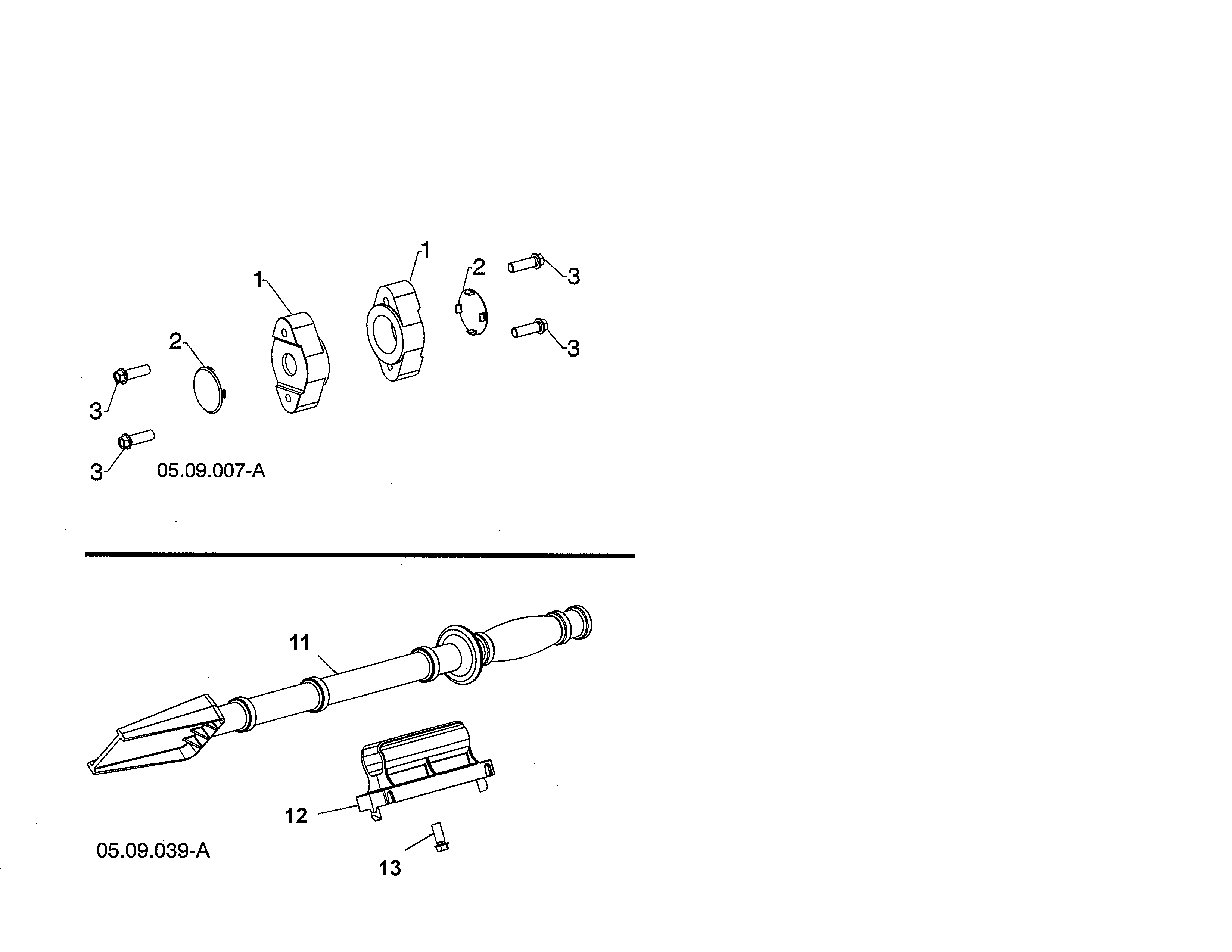 Craftsman 944524410 auger bearing/tool cleanout diagram
