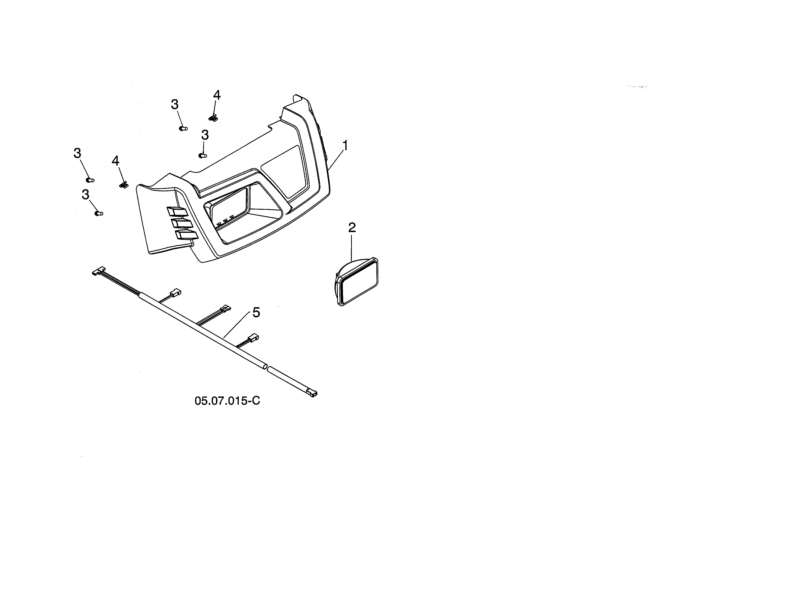 Craftsman 944524410 console/flood light diagram