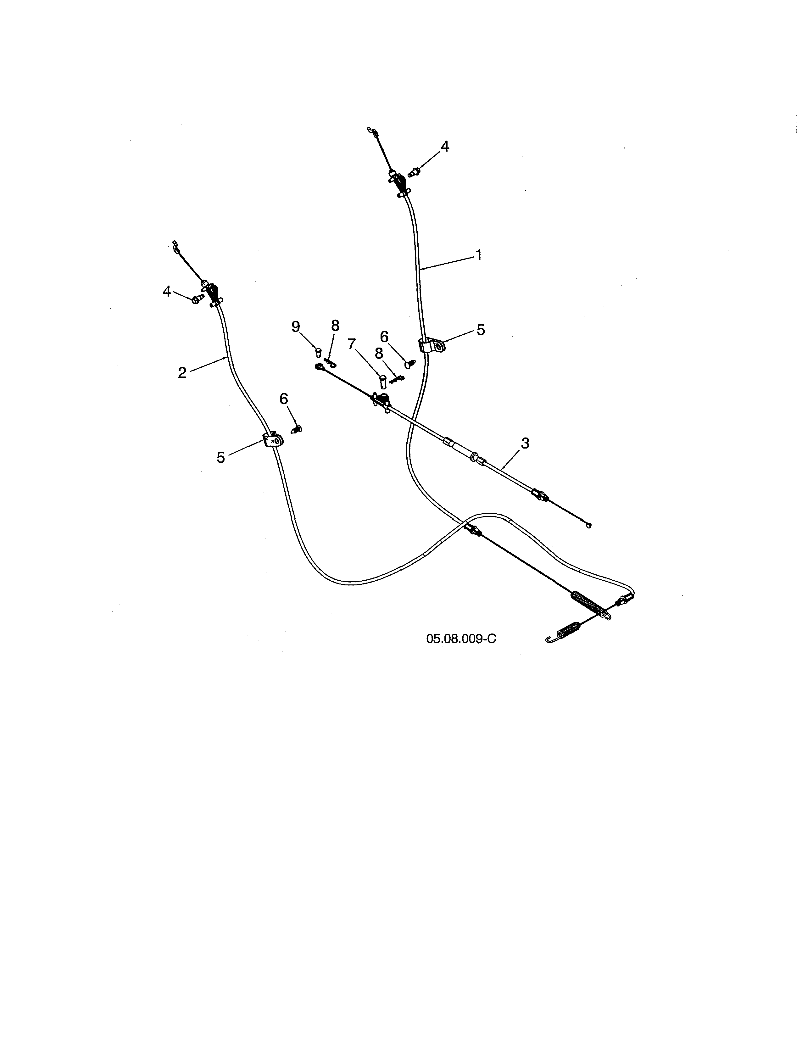 Craftsman 944524410 cable control drive & auger diagram